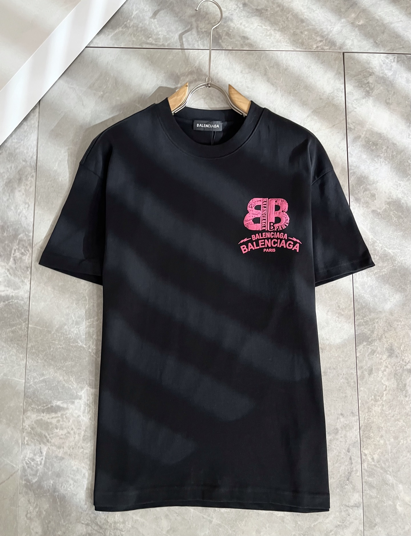 Balenciaga Couple Basic Clothing Cotton Printed M-l-xl
