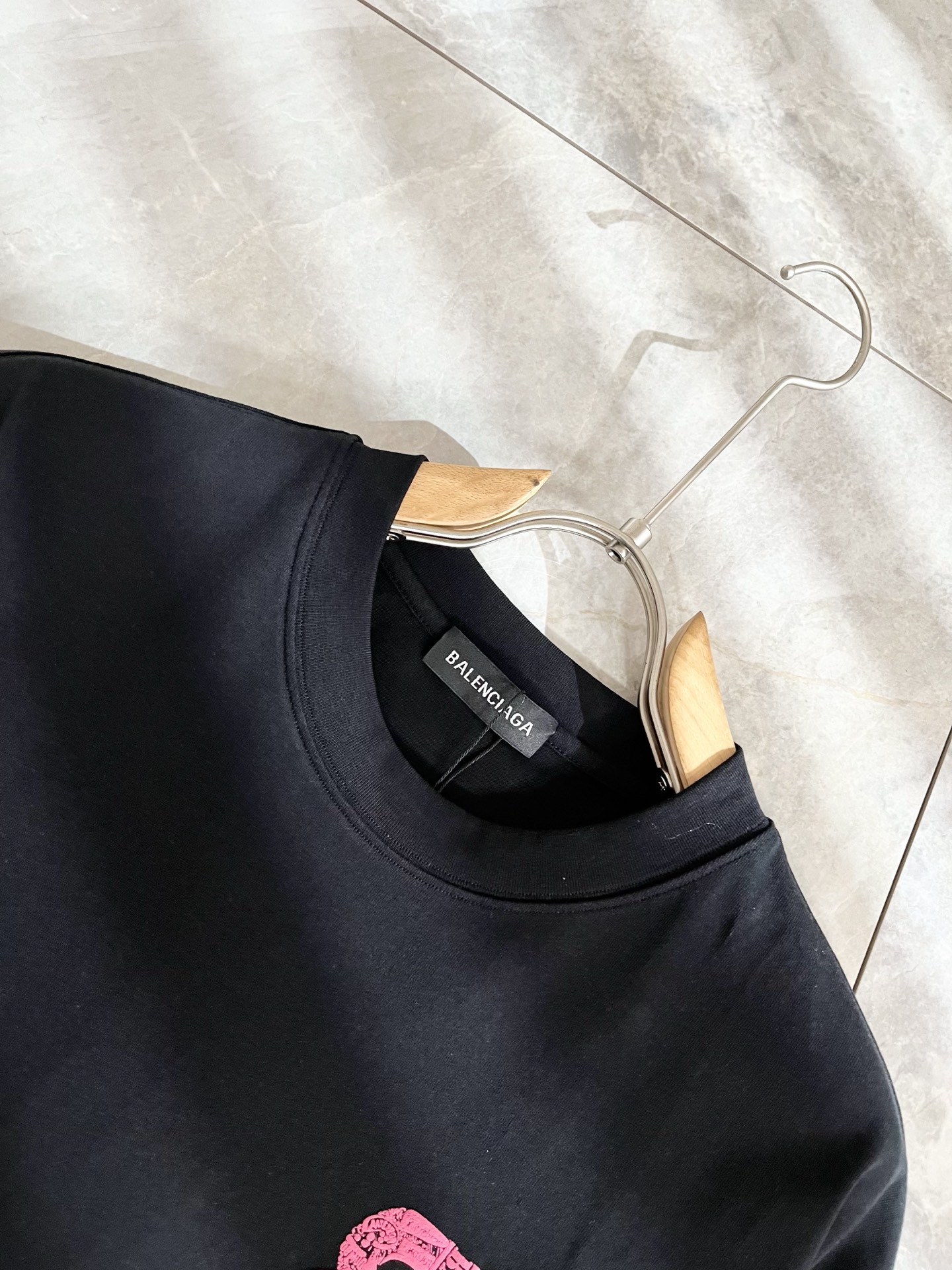 Balenciaga Couple Basic Clothing Cotton Printed M-l-xl