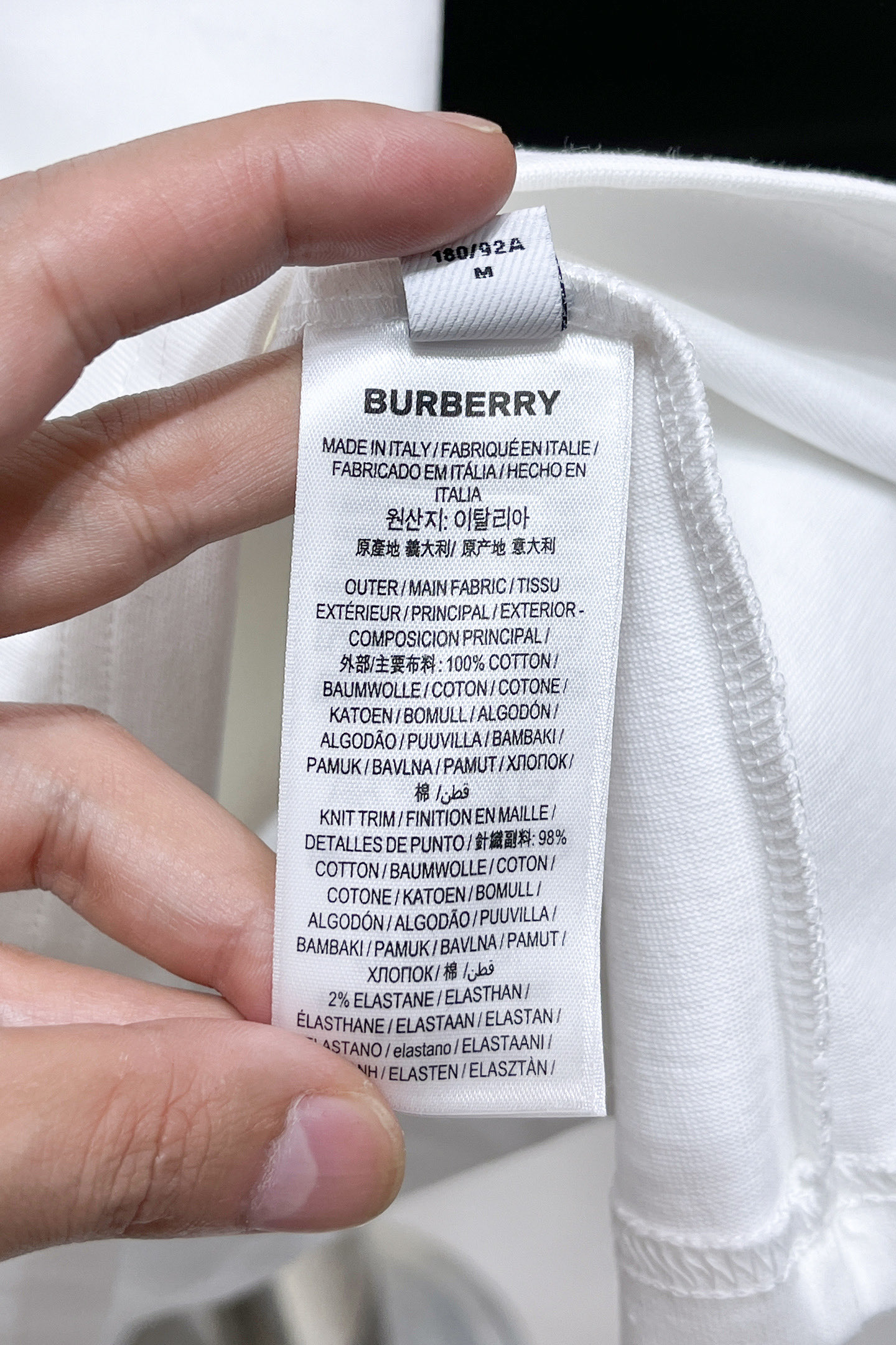 Burberry Basic Clothing Cotton S-xxl