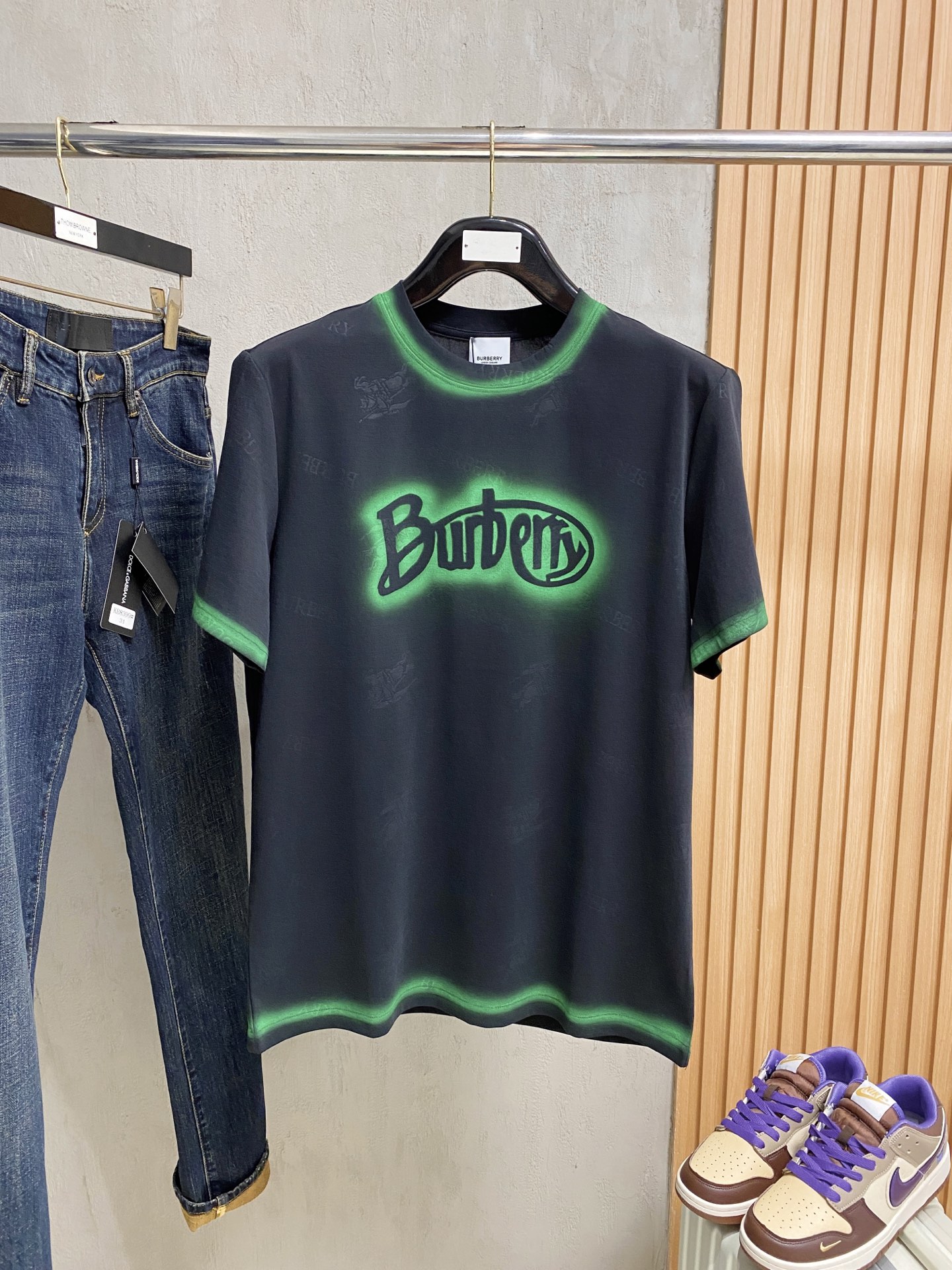 Burberry Couple Basic Clothing Cotton S-l-xl