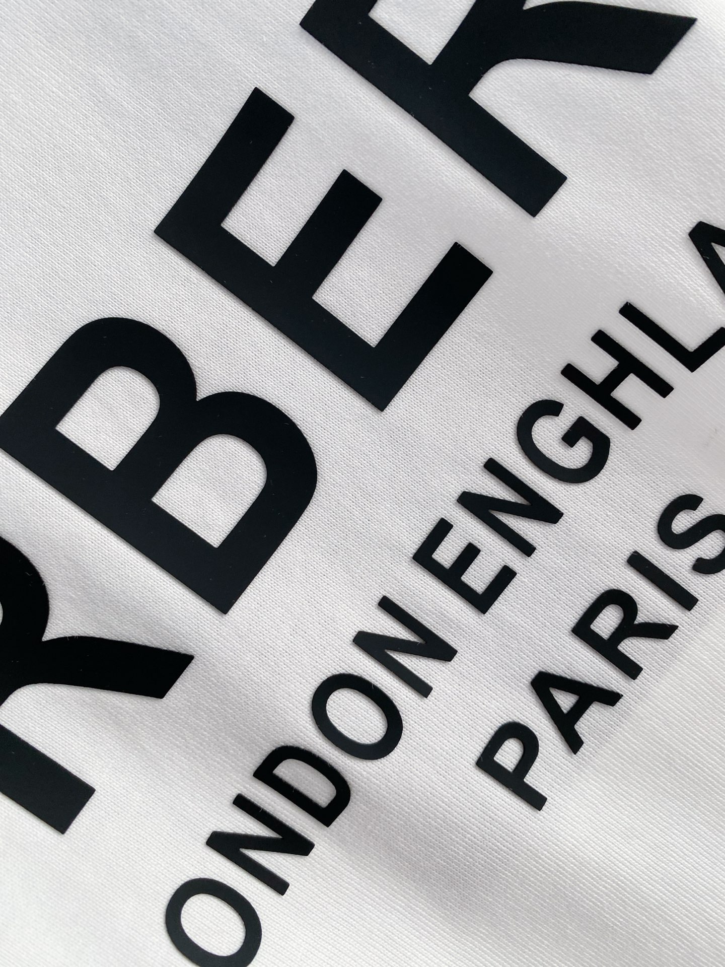 Burberry Basic Clothing Cotton Black S-l-xxl