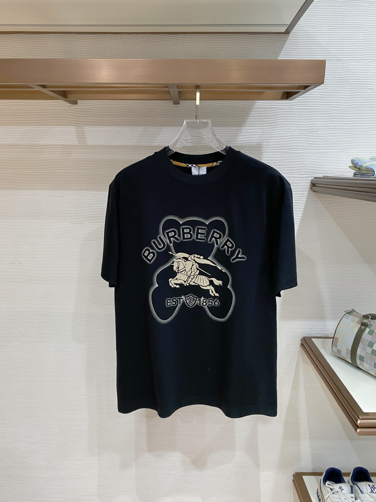 Burberry Basic Clothing Cotton Black S-l-xxl