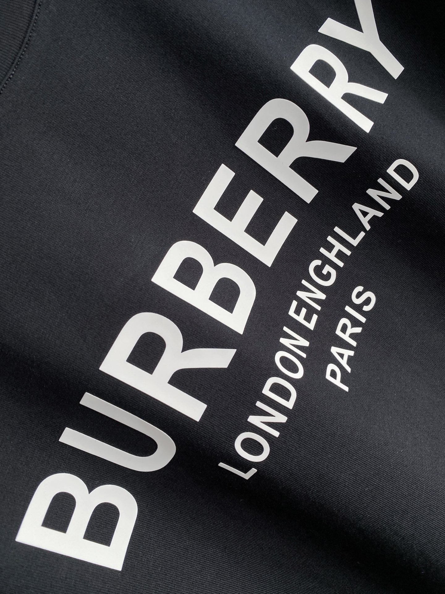 Burberry Basic Clothing Cotton Black S-l-xxl
