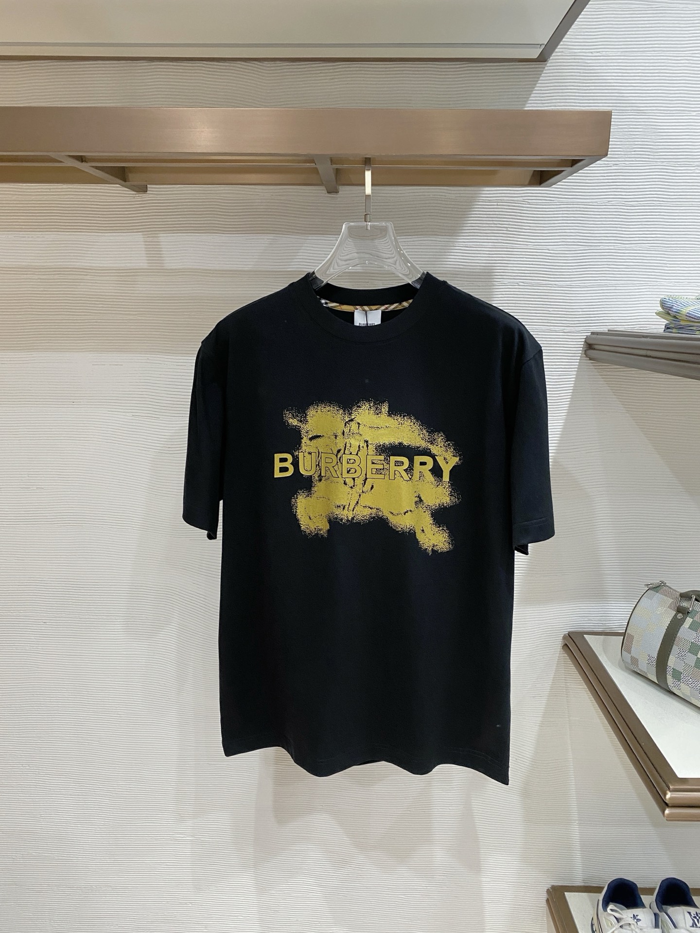 Burberry Basic Clothing Cotton Black S-l-xxl