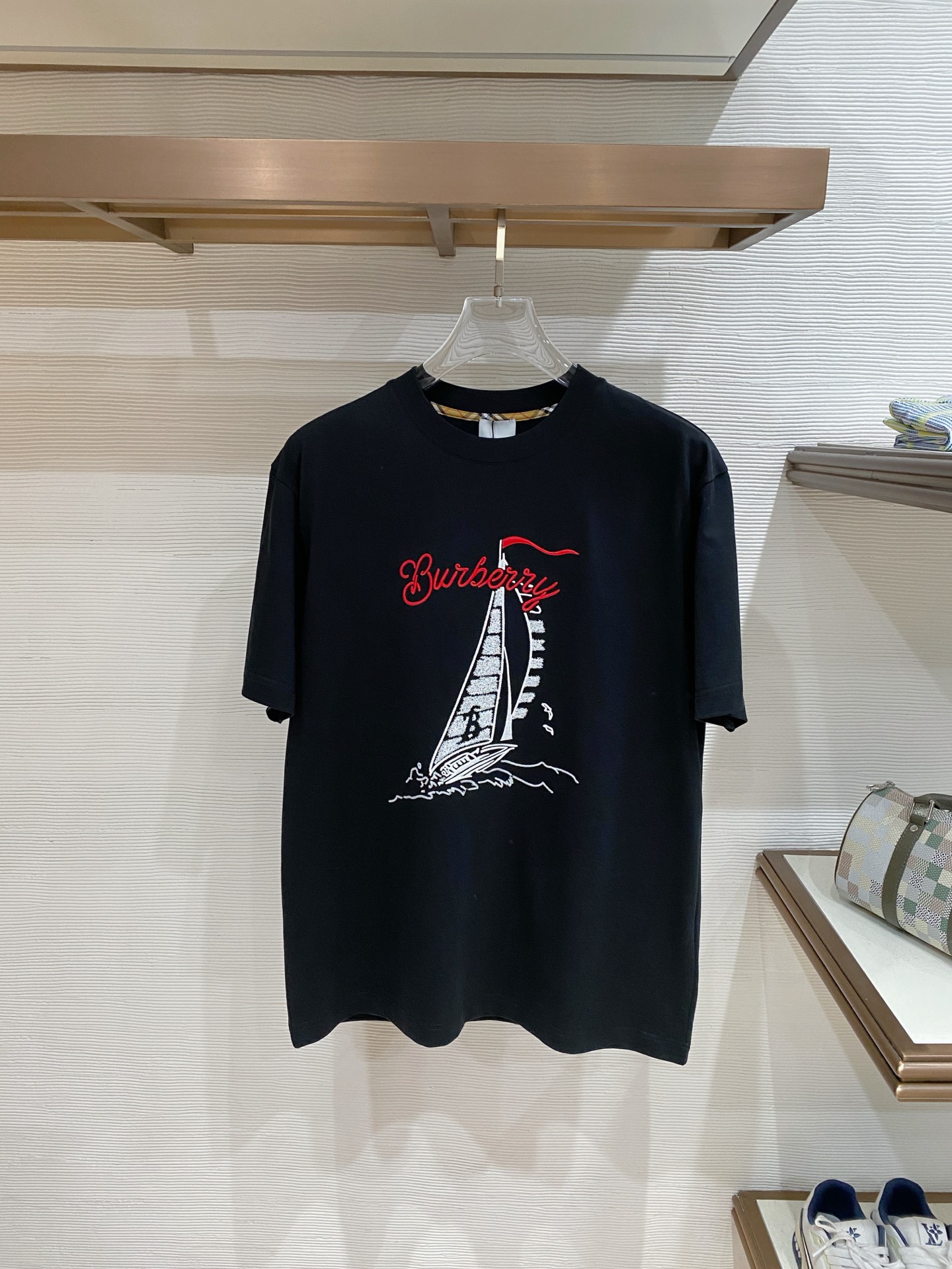 Burberry Basic Clothing Cotton Black S-l-xxl