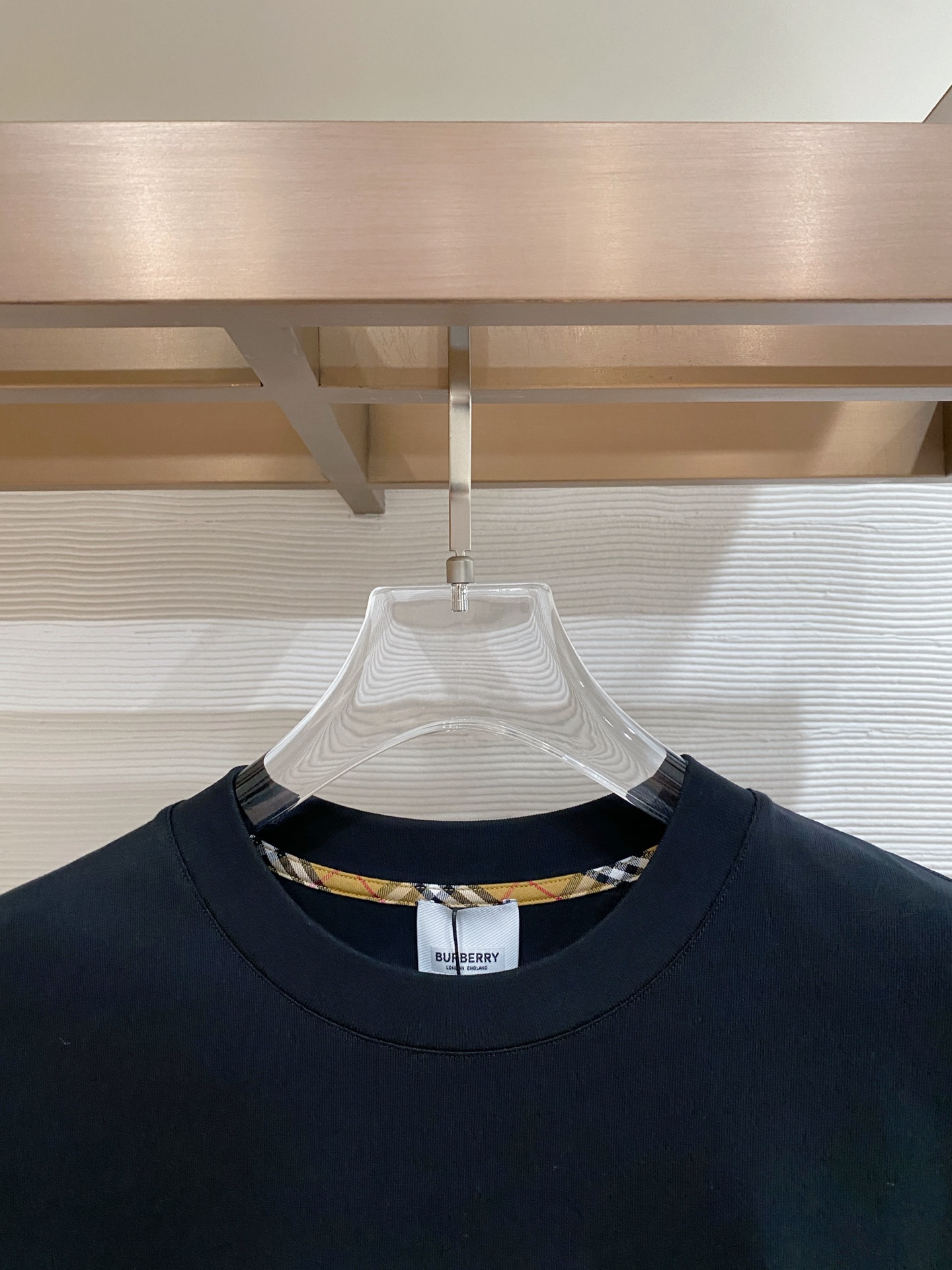 Burberry Basic Clothing Cotton Black S-l-xxl