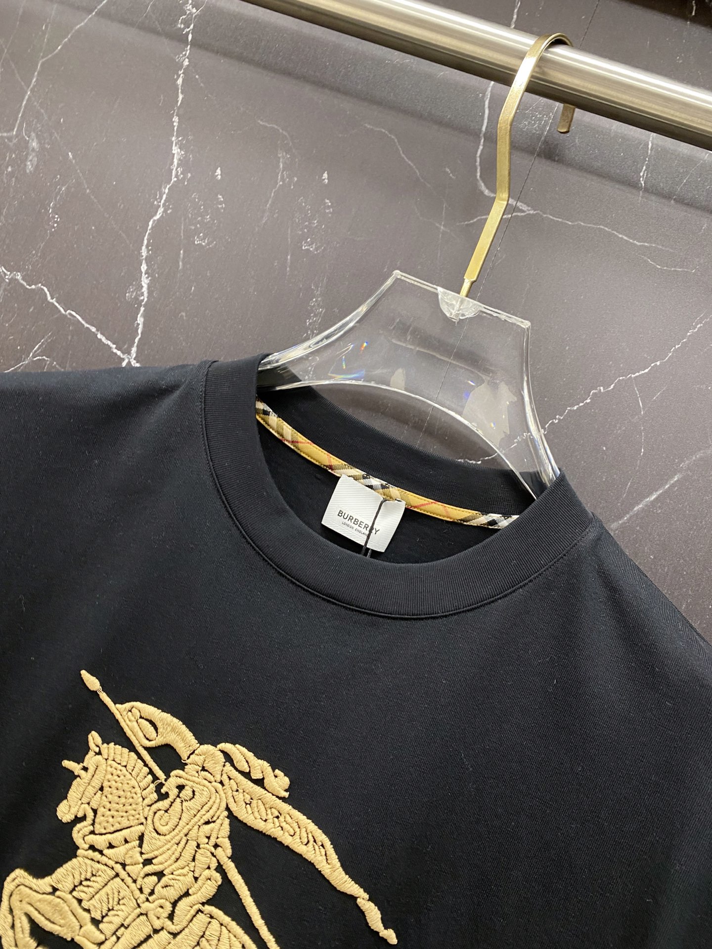 Burberry Basic Clothing Cotton Black S-l-xxl