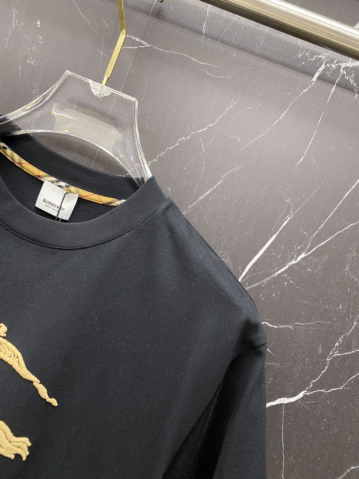 Burberry Basic Clothing Cotton Black S-l-xxl