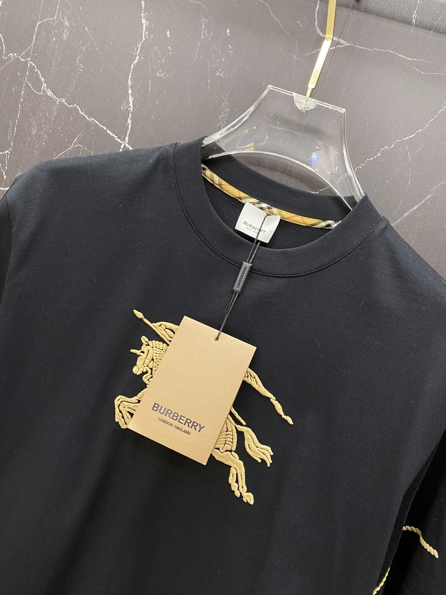 Burberry Basic Clothing Cotton Black S-l-xxl