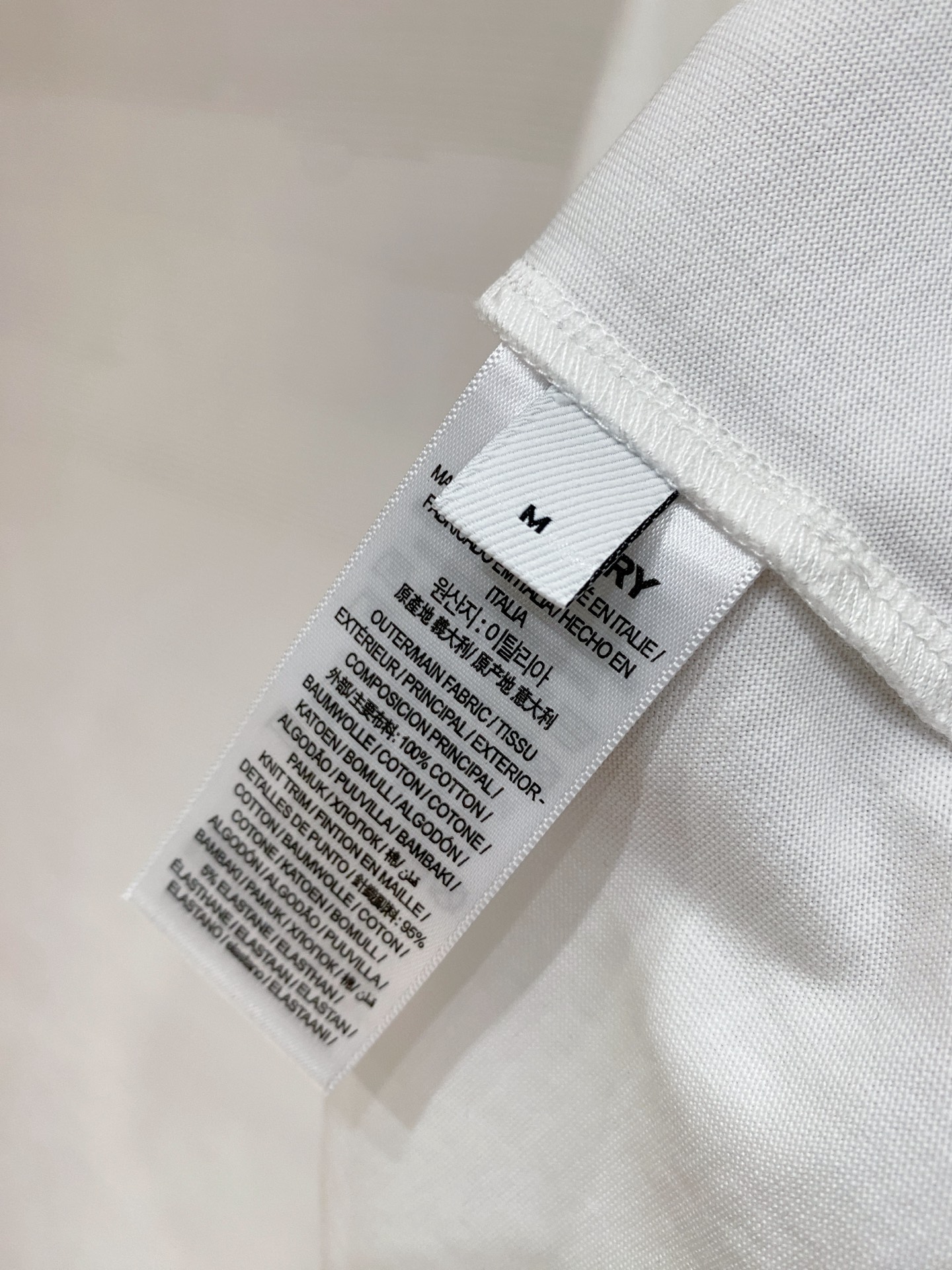 Burberry Basic Clothing Cotton Black S-l-xxl