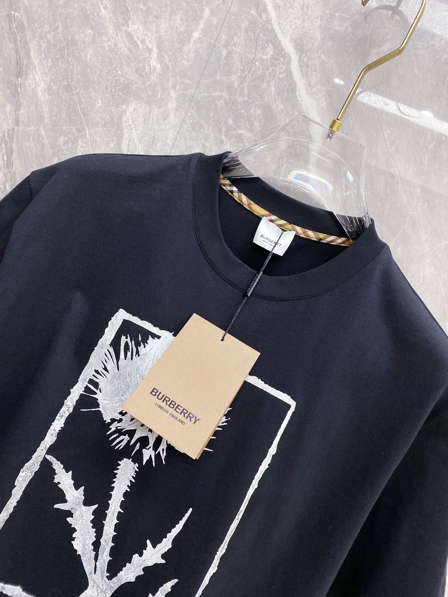 Burberry Basic Clothing Cotton Black S-l-xxl