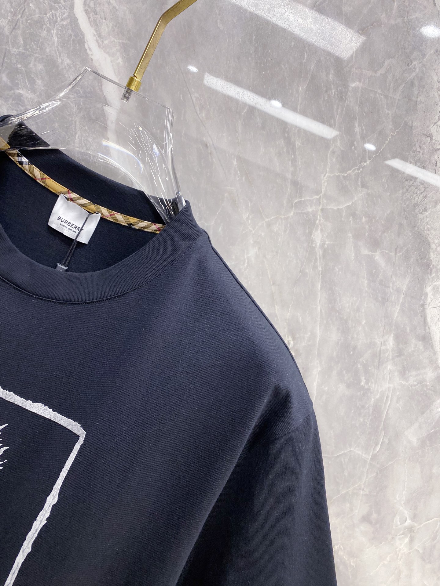 Burberry Basic Clothing Cotton Black S-l-xxl