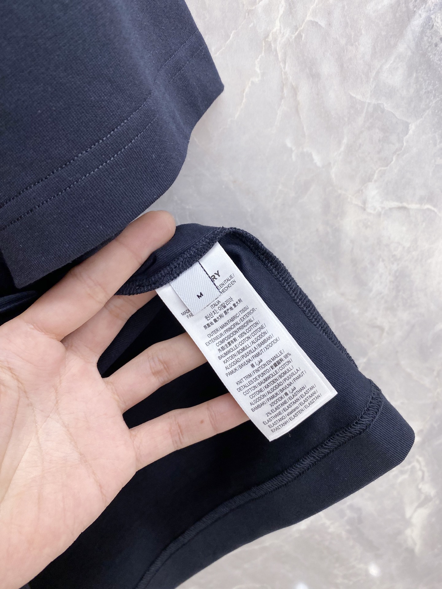 Burberry Basic Clothing Cotton Black S-l-xxl