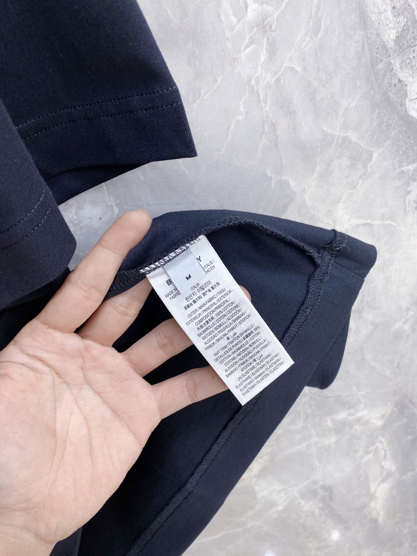 Burberry Basic Clothing Cotton Black S-l-xxl