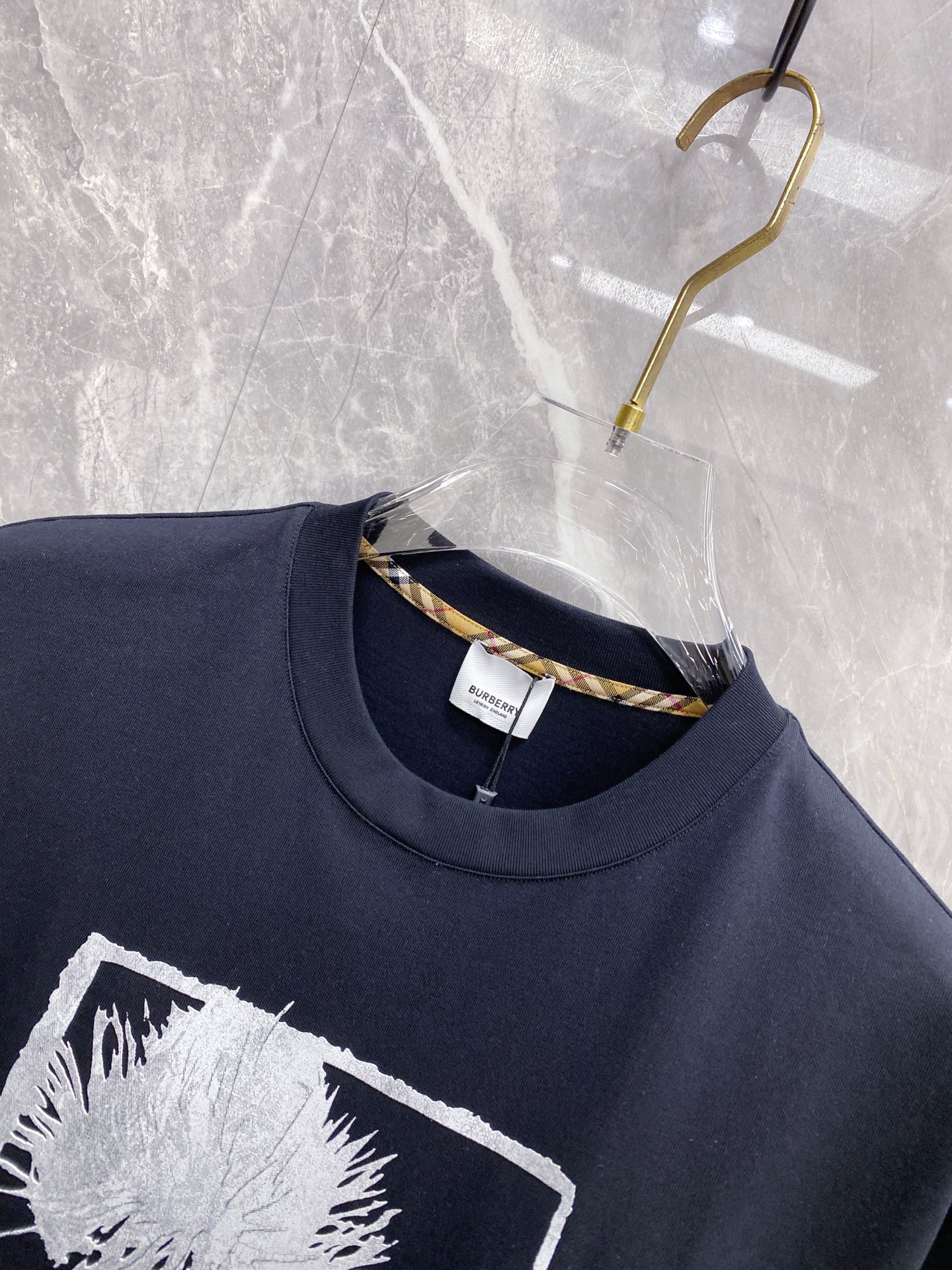 Burberry Basic Clothing Cotton Black S-l-xxl