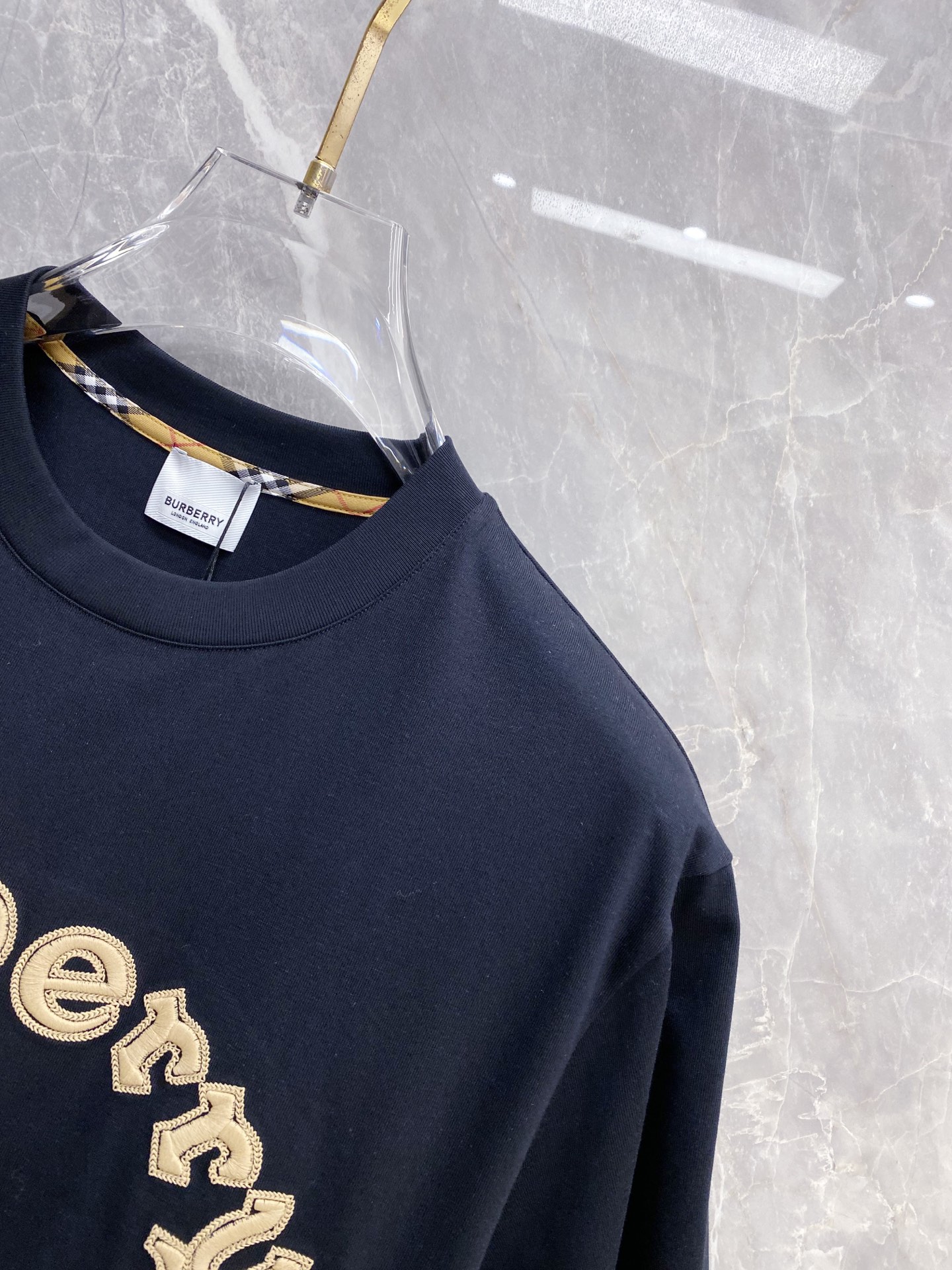 Burberry Basic Clothing Cotton Black S-l-xxl