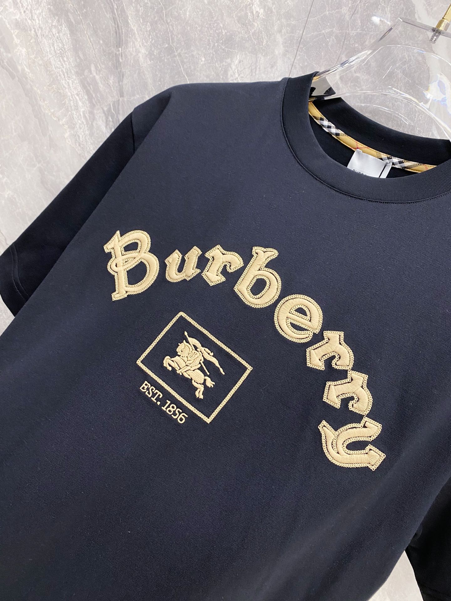 Burberry Basic Clothing Cotton Black S-l-xxl