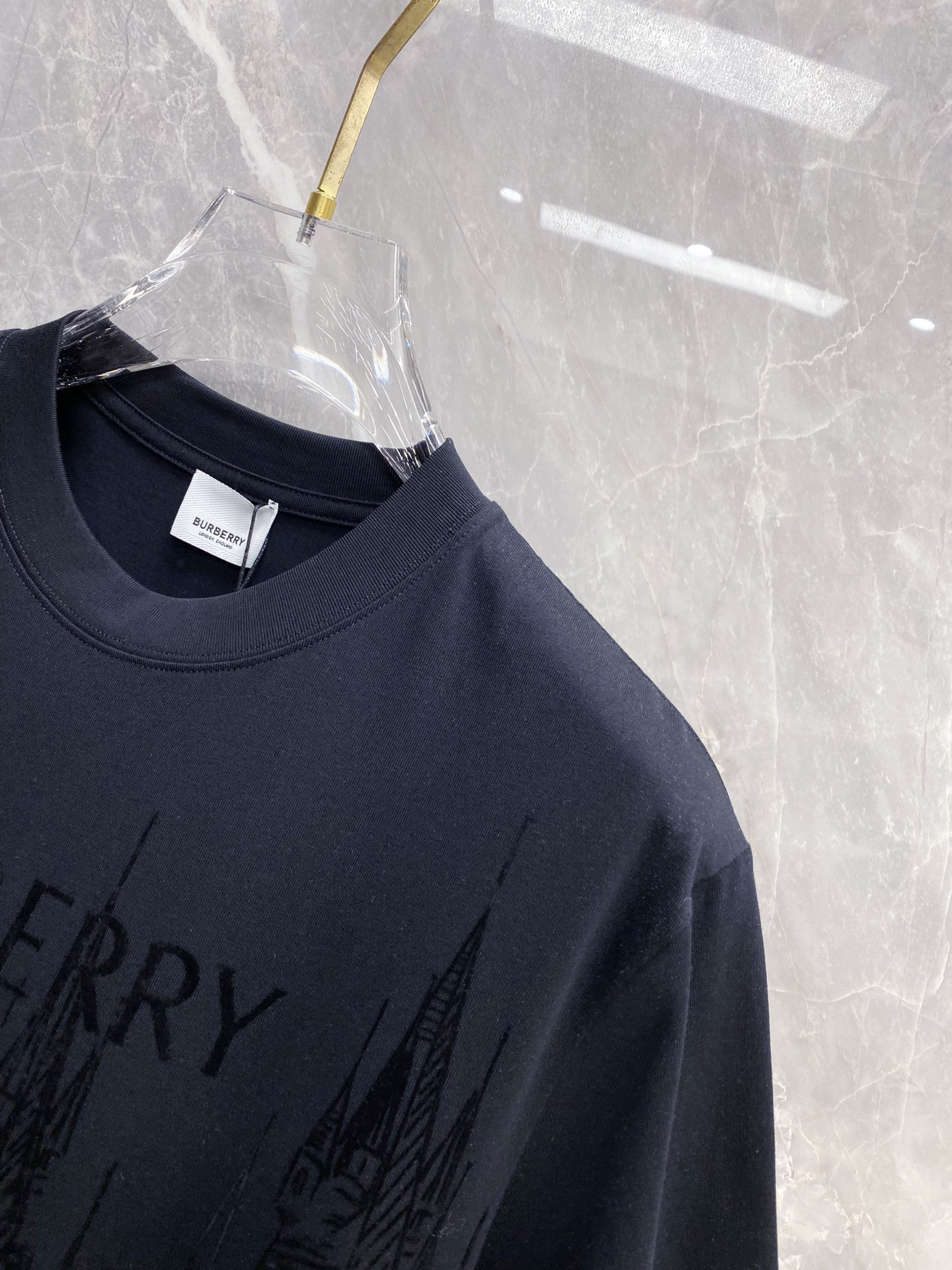 Burberry Basic Clothing Cotton Black S-l-xxl