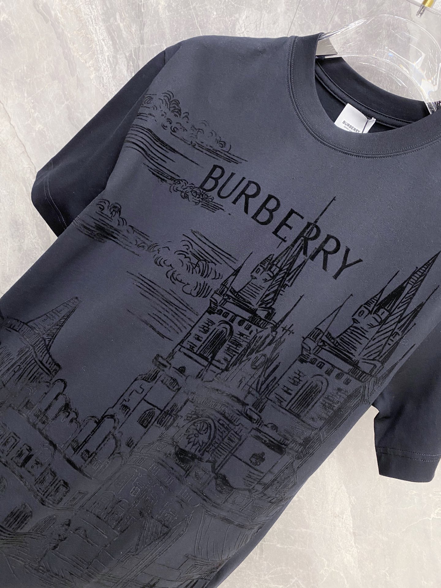 Burberry Basic Clothing Cotton Black S-l-xxl