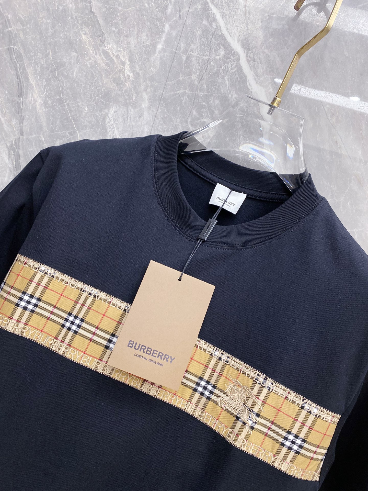 Burberry Basic Clothing Cotton Black S-l-xxl