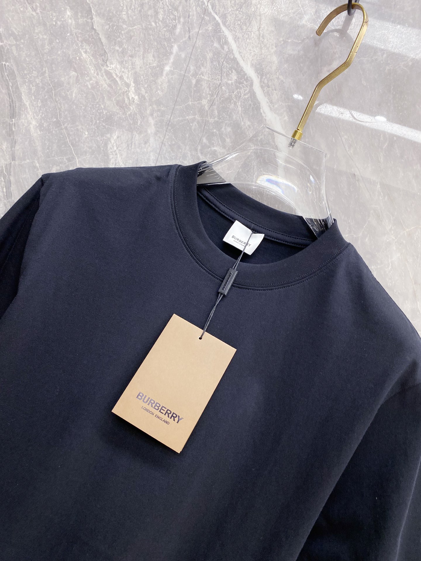 Burberry Basic Clothing Cotton Black S-l-xxl