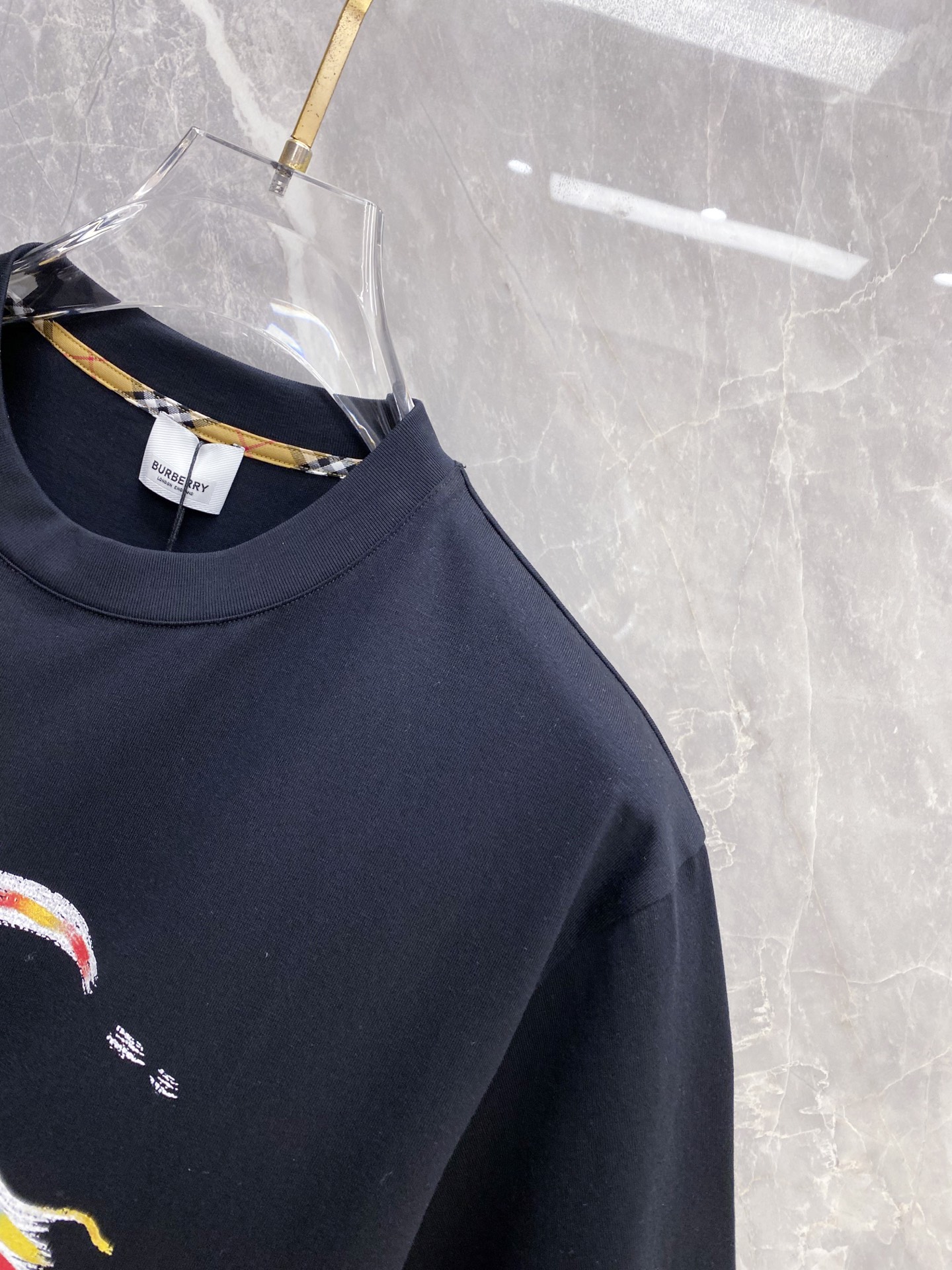 Burberry Basic Clothing Cotton Black S-l-xxl