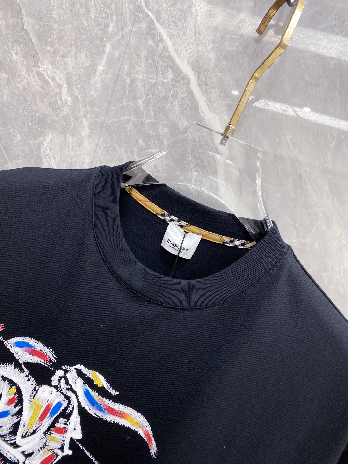 Burberry Basic Clothing Cotton Black S-l-xxl