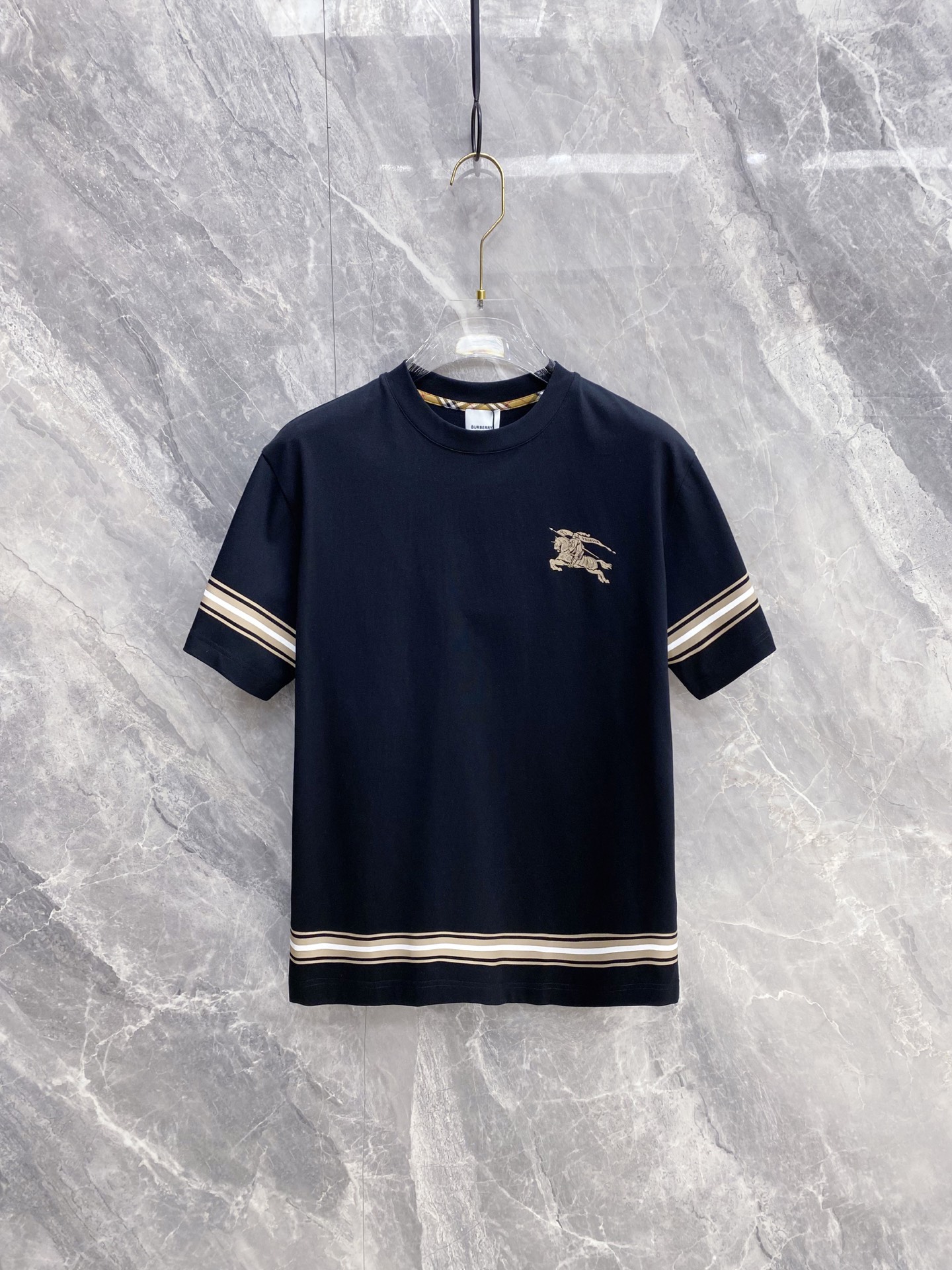 Burberry Basic Clothing Cotton Black S-l-xxl