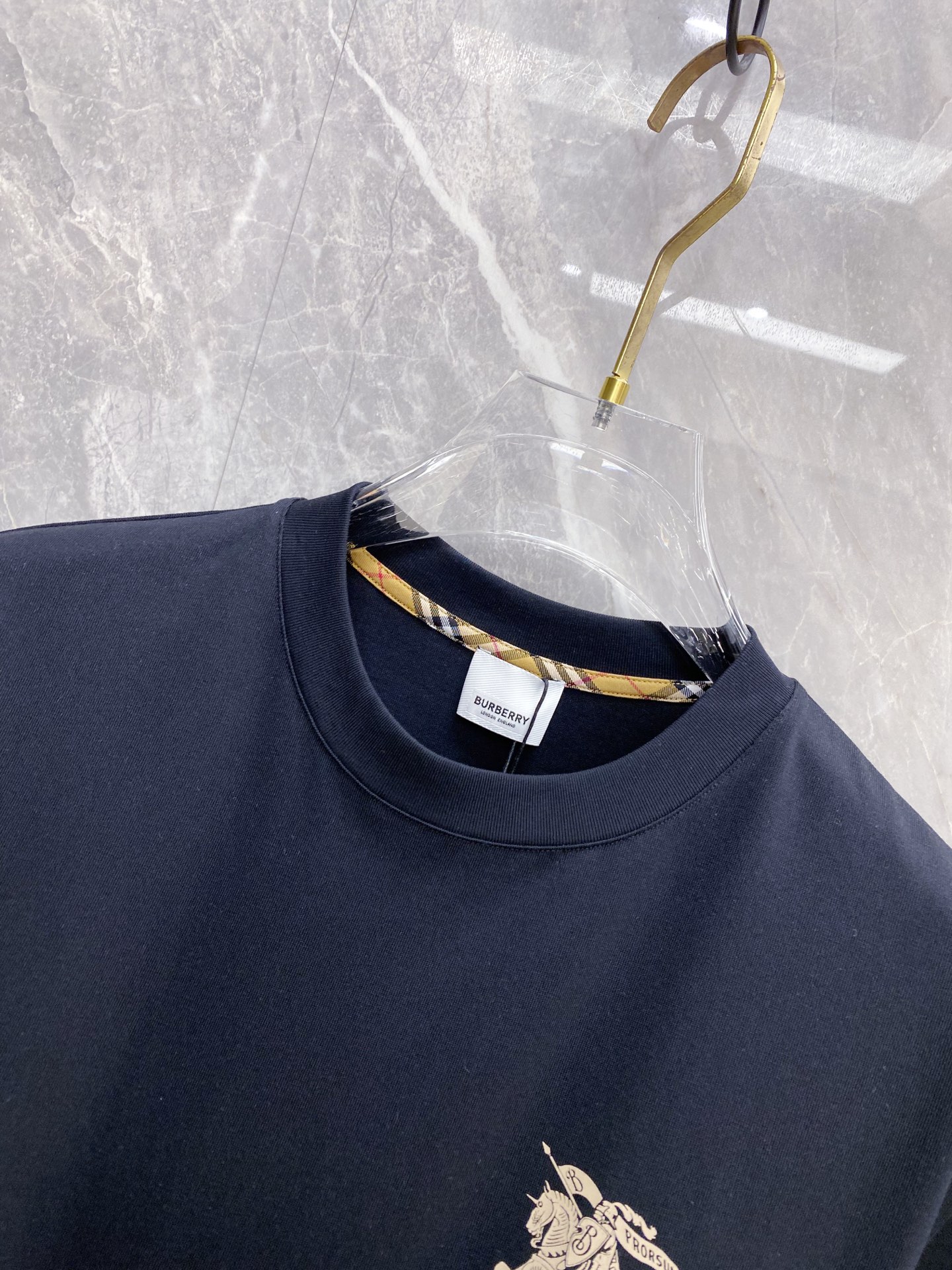 Burberry Basic Clothing Cotton Black S-l-xxl