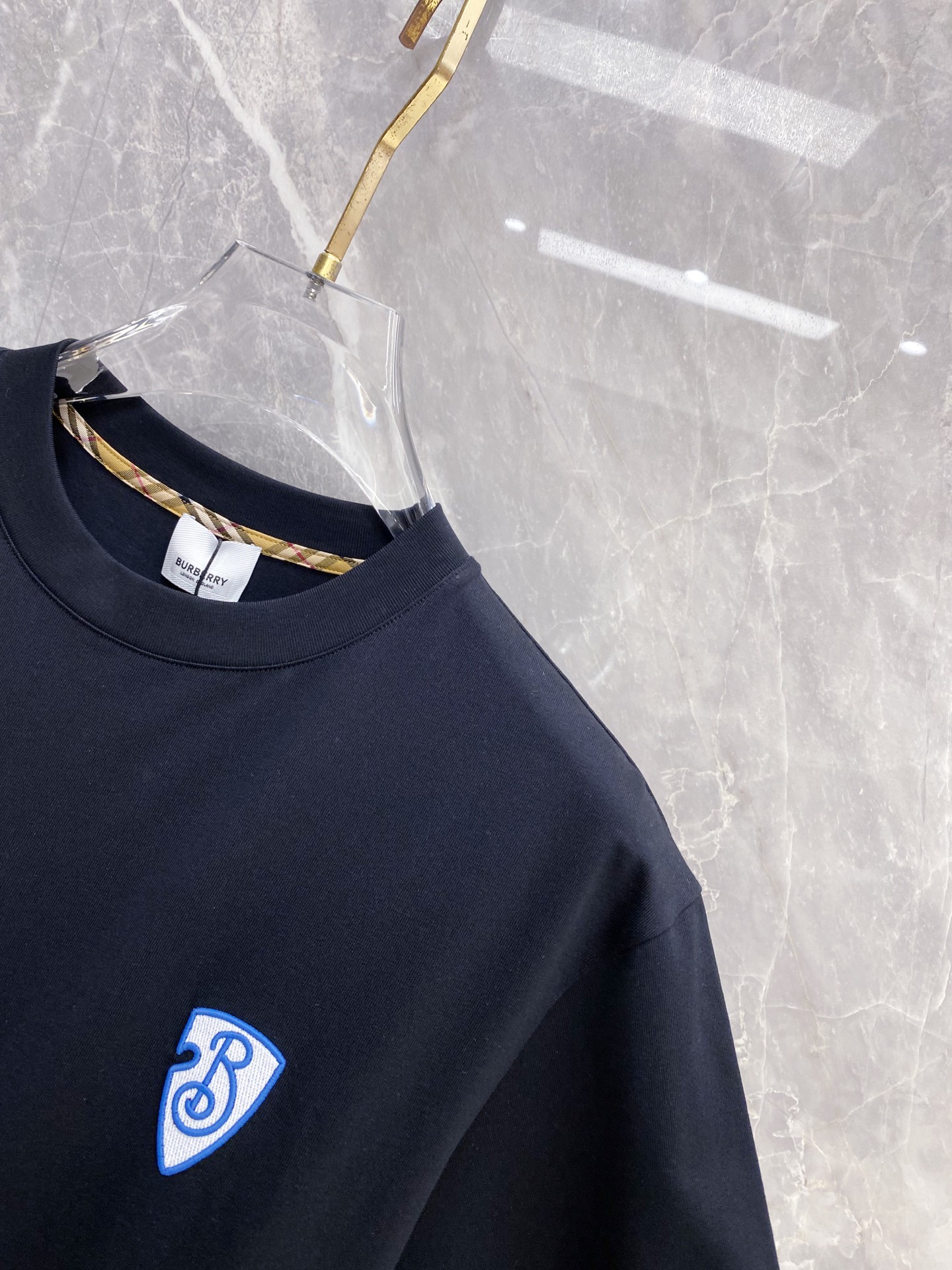 Burberry Basic Clothing Cotton Black S-l-xxl