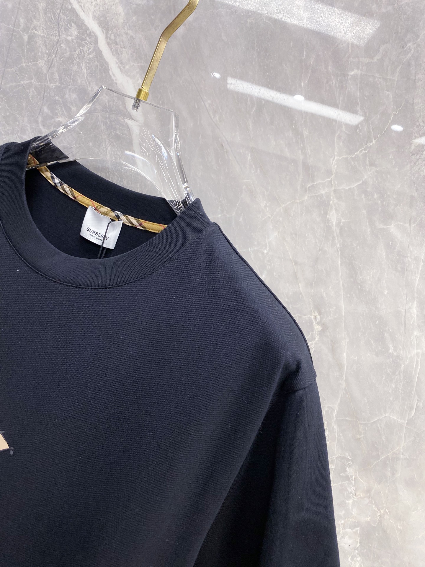 Burberry Basic Clothing Cotton Black S-l-xxl