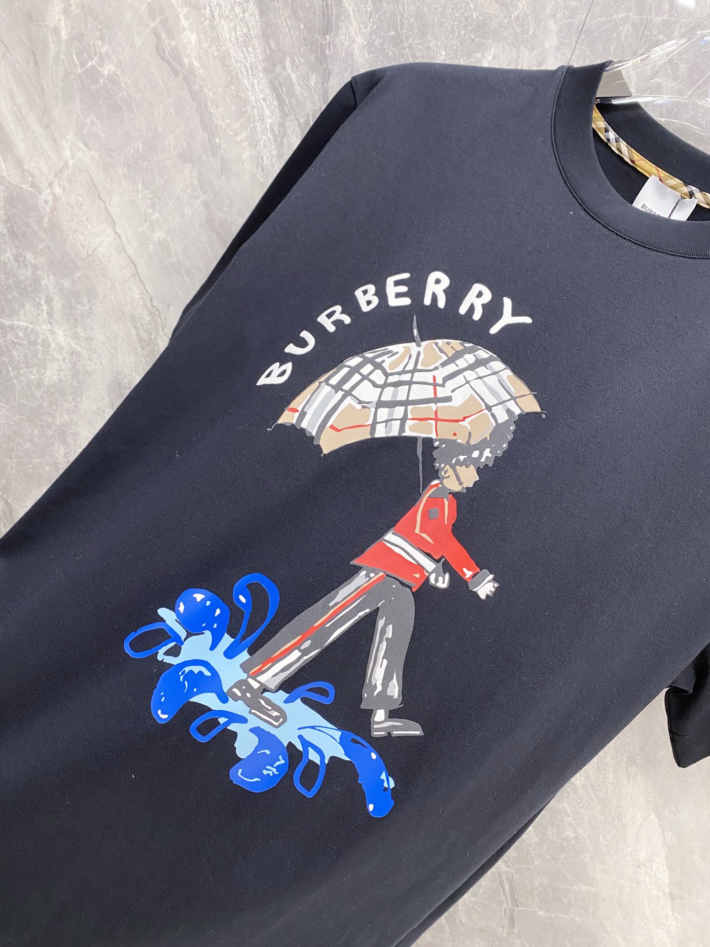 Burberry Basic Clothing Cotton Black S-l-xxl