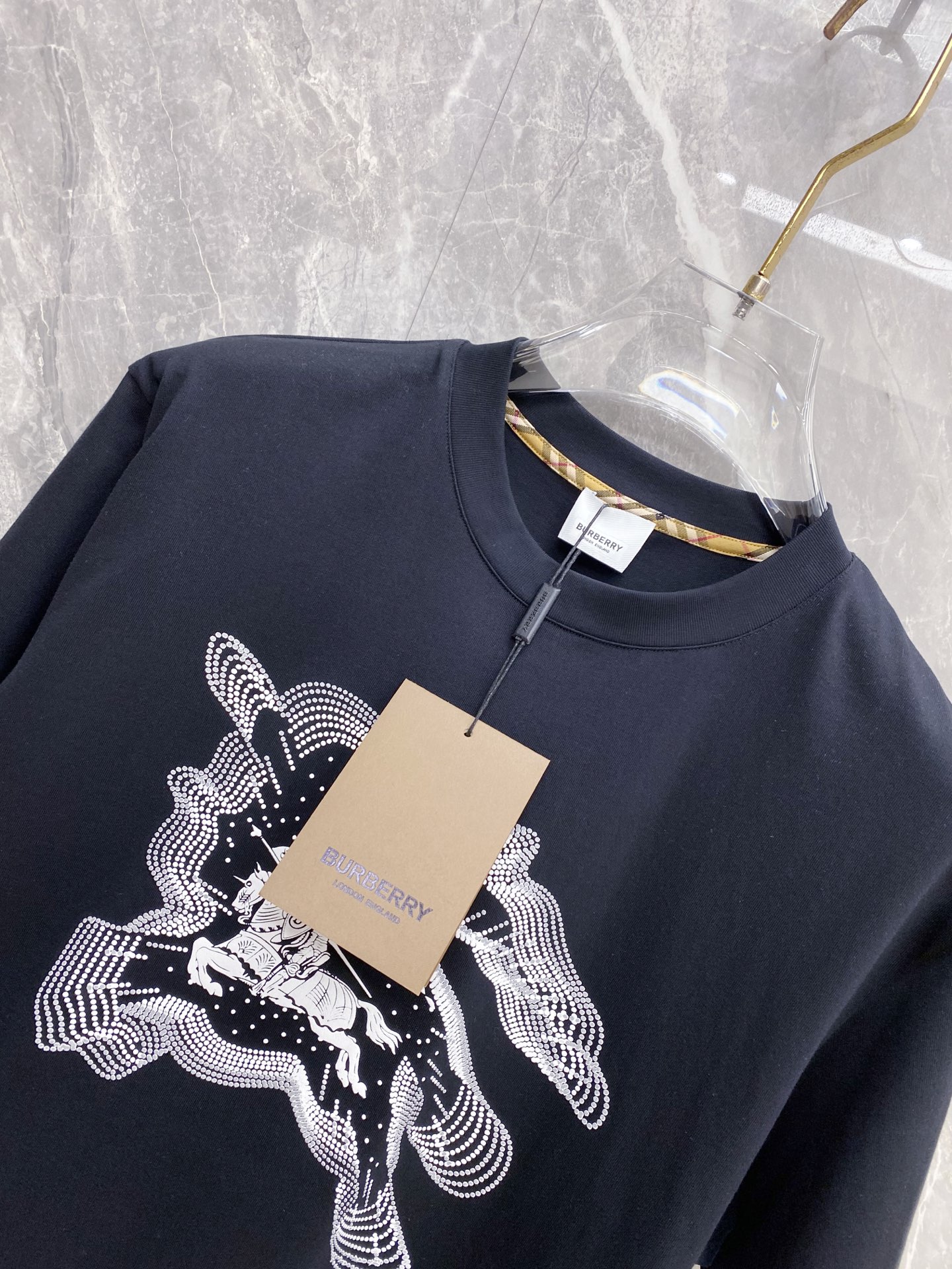 Burberry Basic Clothing Cotton Black S-l-xxl