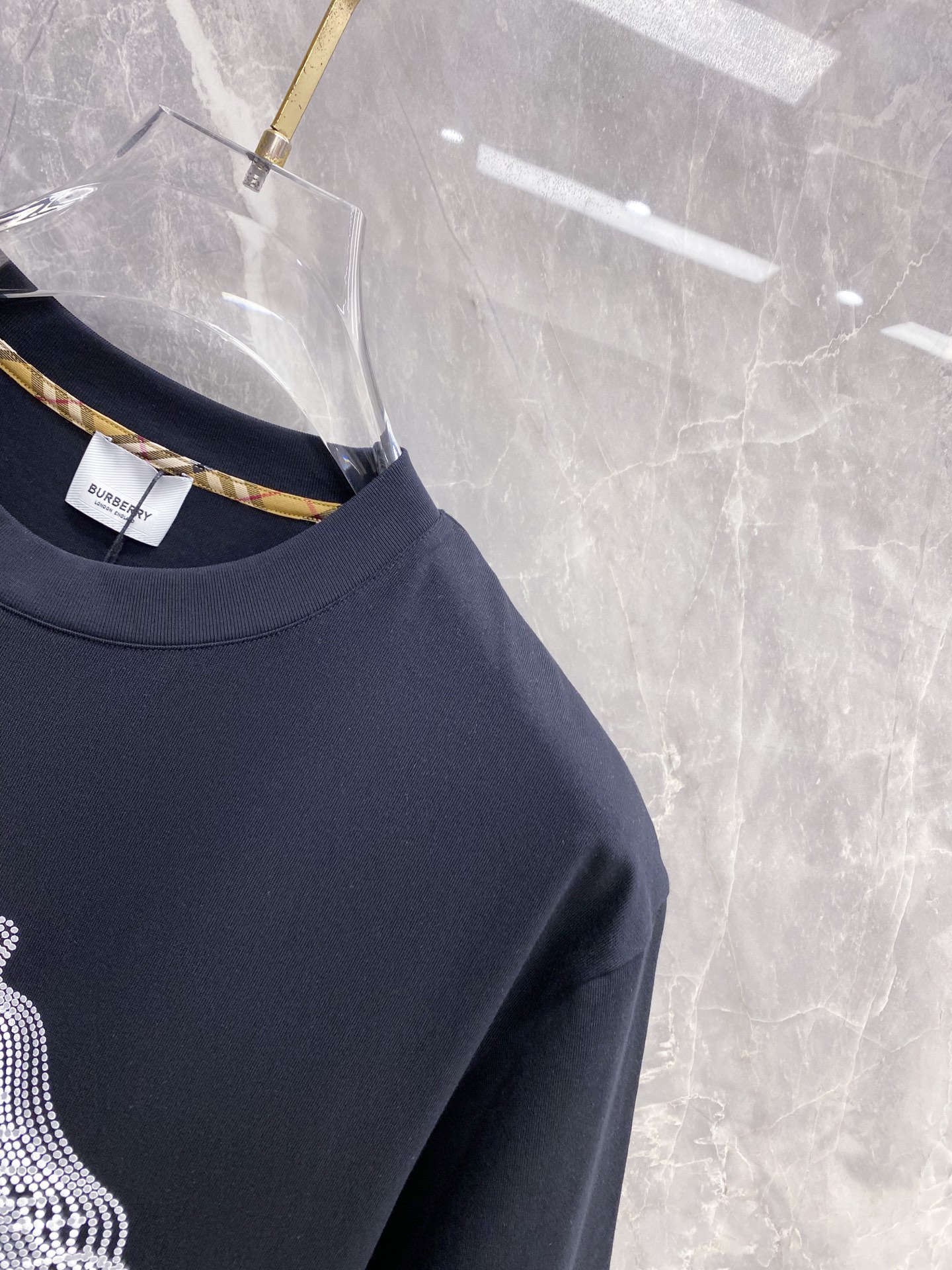 Burberry Basic Clothing Cotton Black S-l-xxl