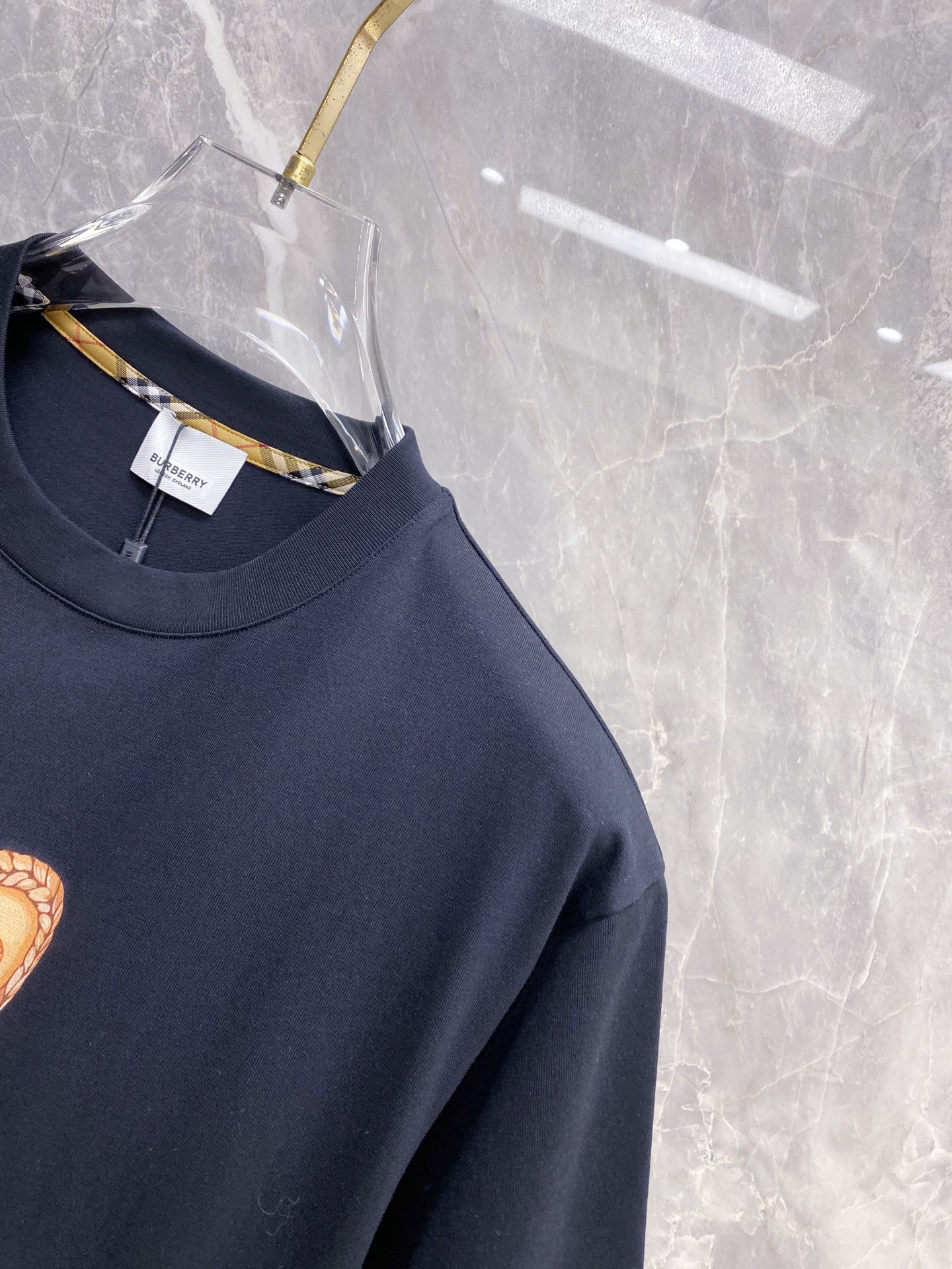 Burberry Basic Clothing Cotton Black S-l-xxl