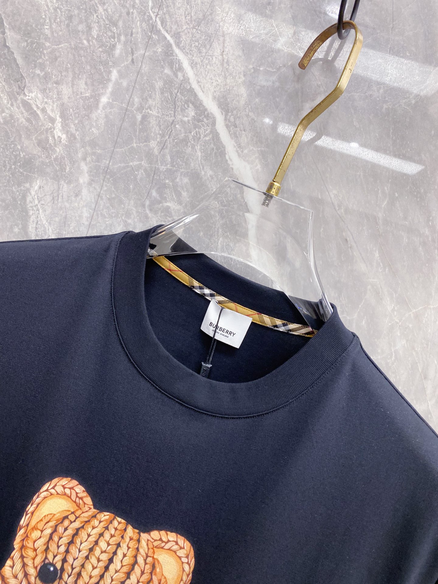 Burberry Basic Clothing Cotton Black S-l-xxl