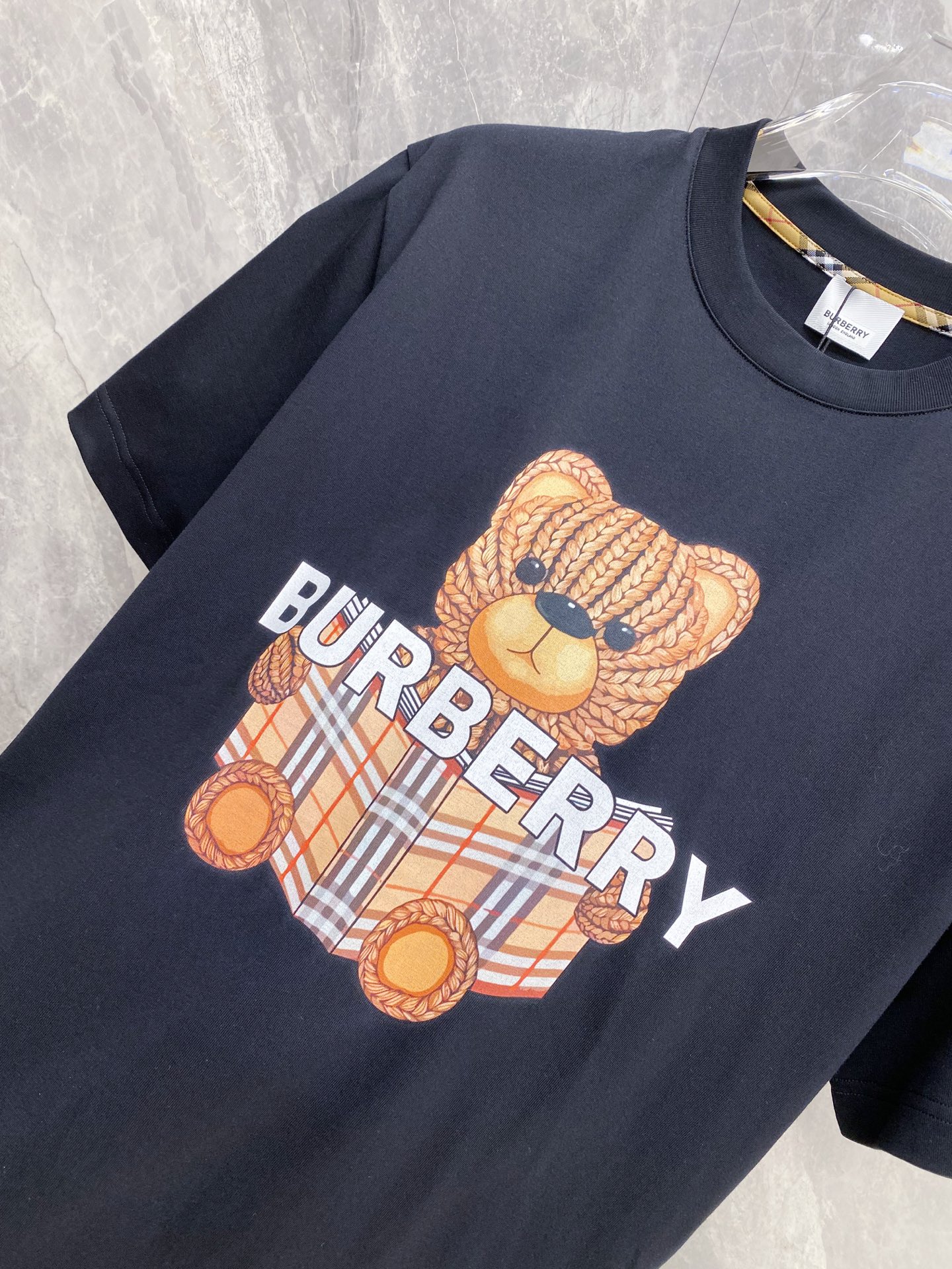 Burberry Basic Clothing Cotton Black S-l-xxl