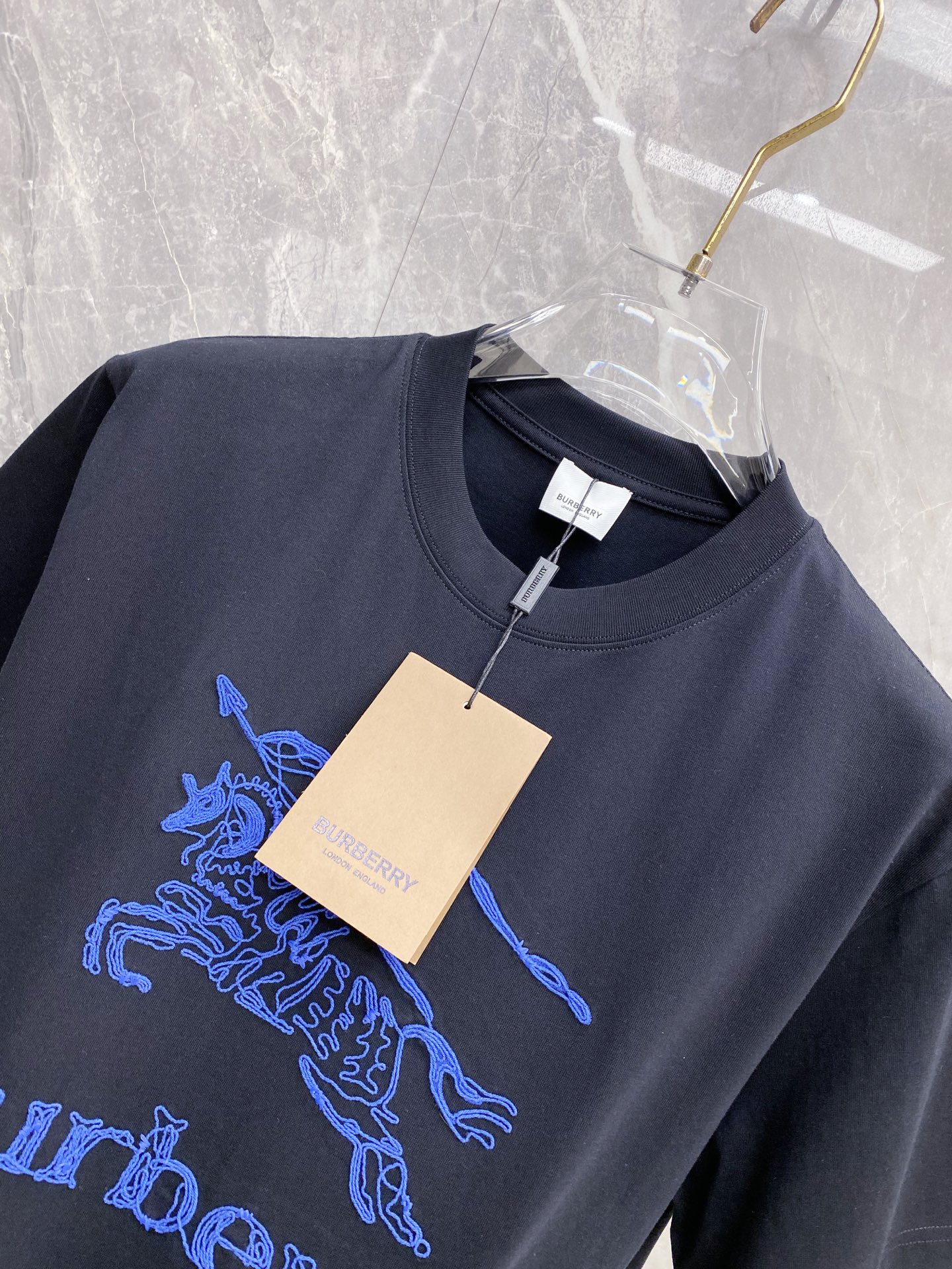 Burberry Basic Clothing Cotton Black S-l-xxl