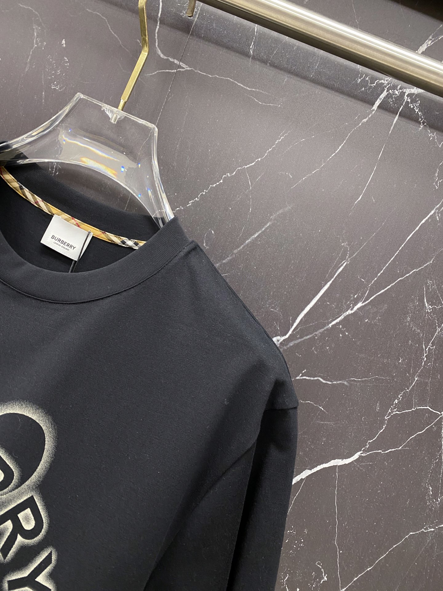 Burberry Basic Clothing Cotton Black S-l-xxl