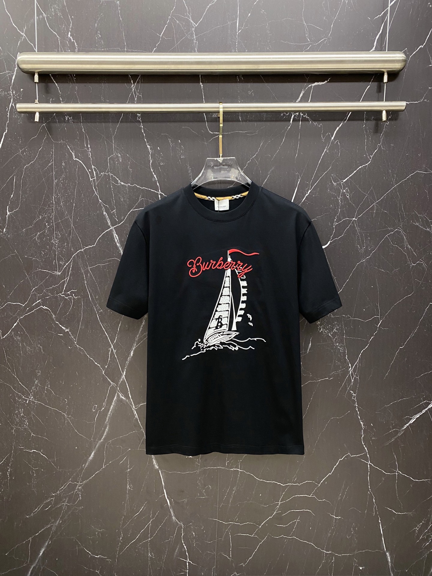 Burberry Basic Clothing Cotton Black S-l-xxl