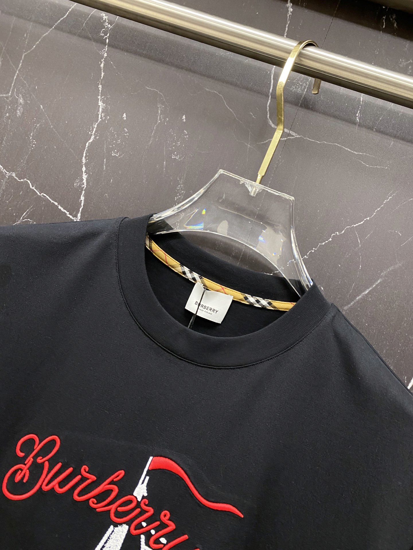 Burberry Basic Clothing Cotton Black S-l-xxl