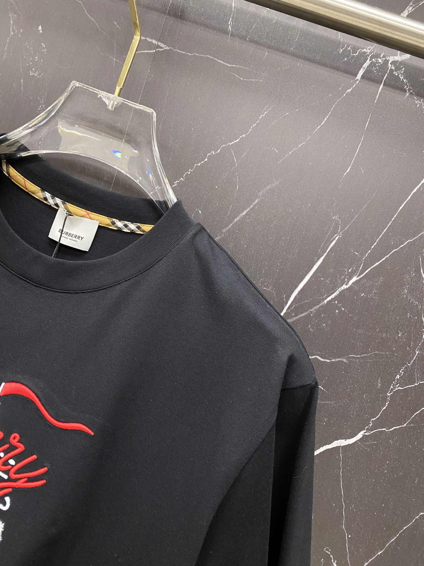 Burberry Basic Clothing Cotton Black S-l-xxl