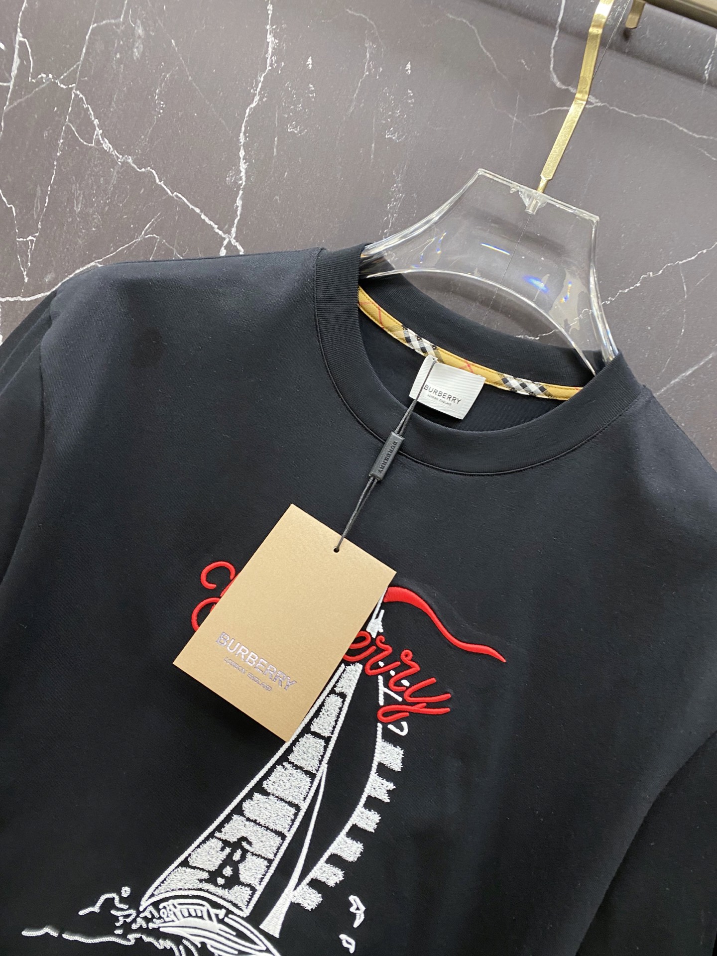 Burberry Basic Clothing Cotton Black S-l-xxl