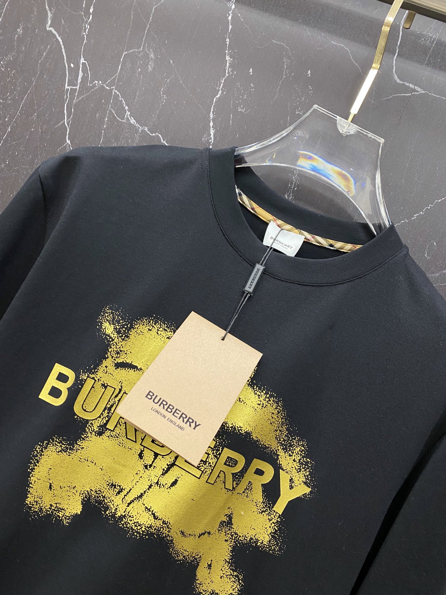 Burberry Basic Clothing Cotton Black S-l-xxl