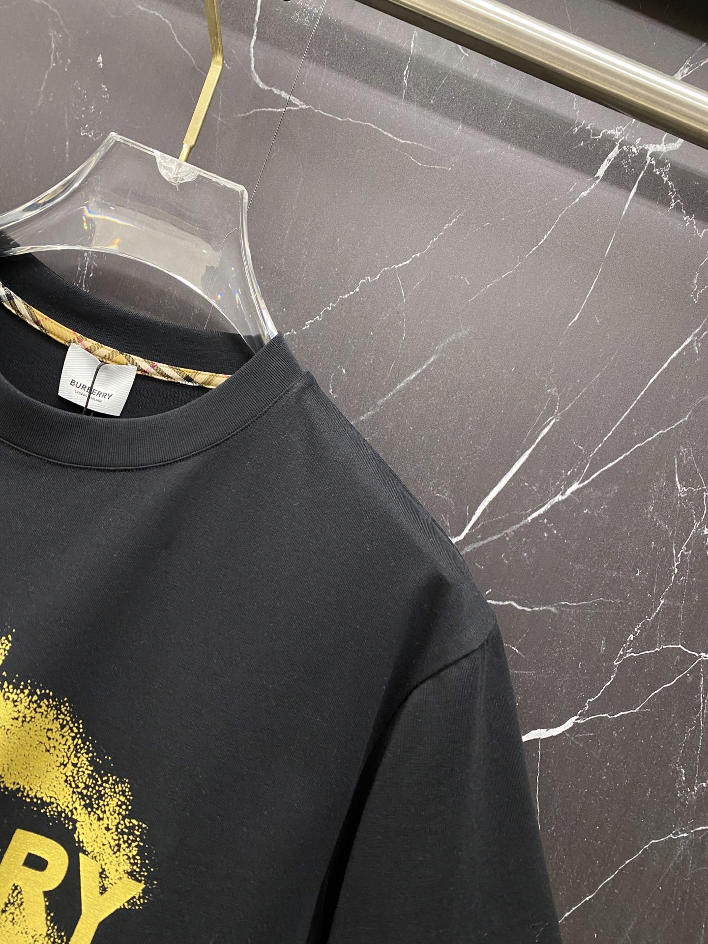 Burberry Basic Clothing Cotton Black S-l-xxl