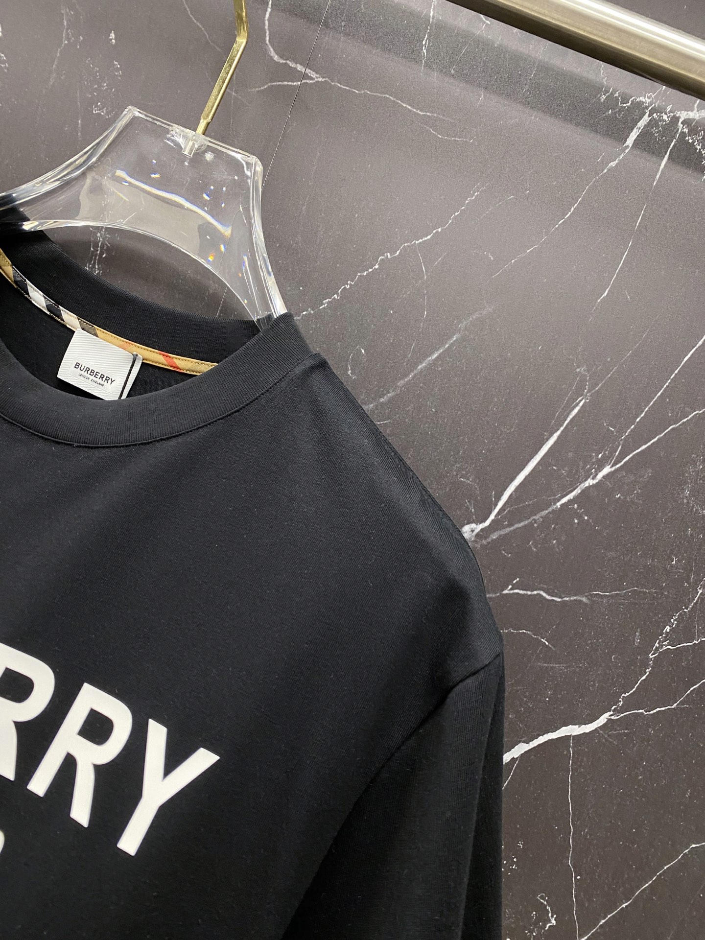 Burberry Basic Clothing Cotton Black S-l-xxl