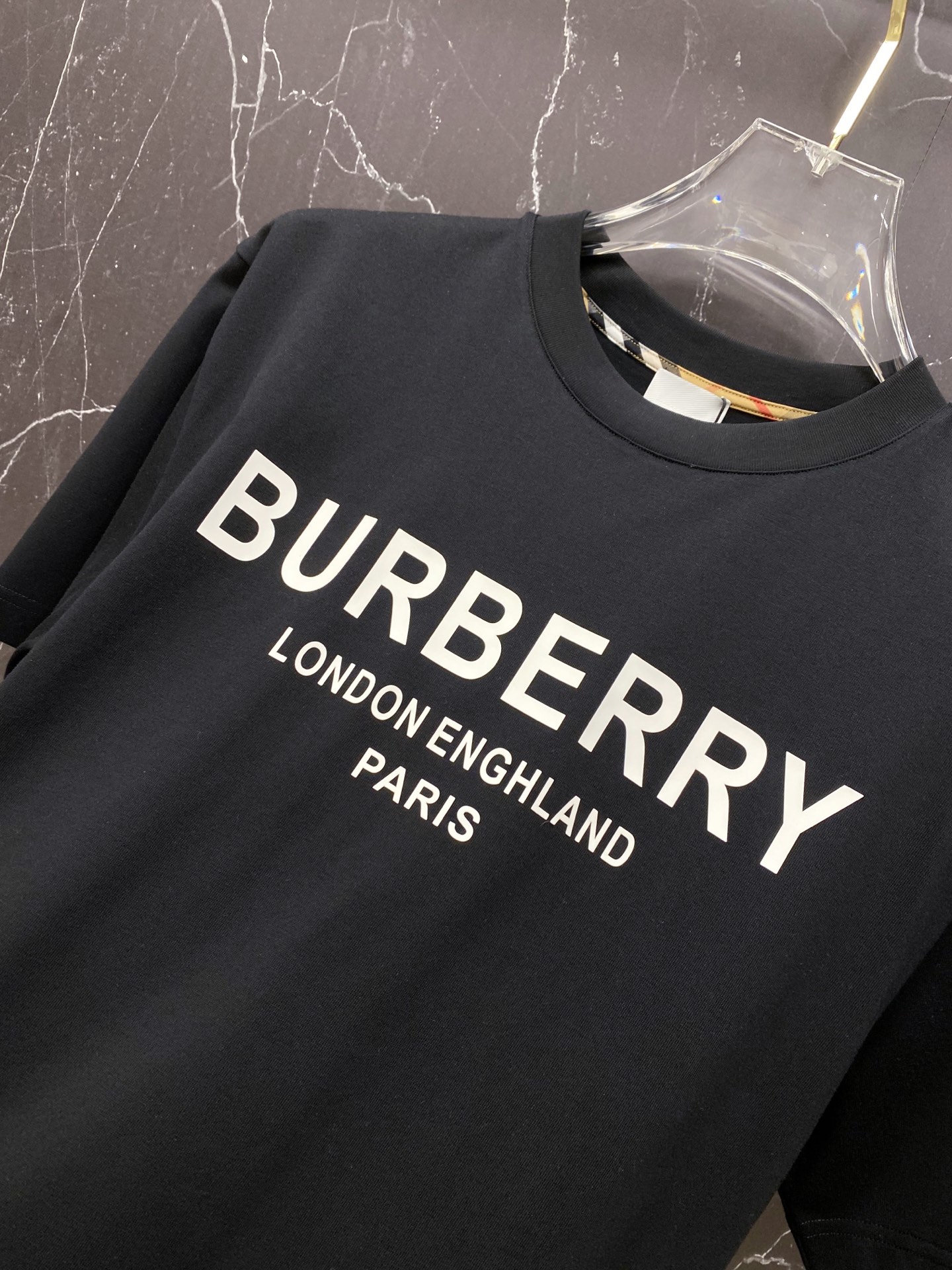 Burberry Basic Clothing Cotton Black S-l-xxl