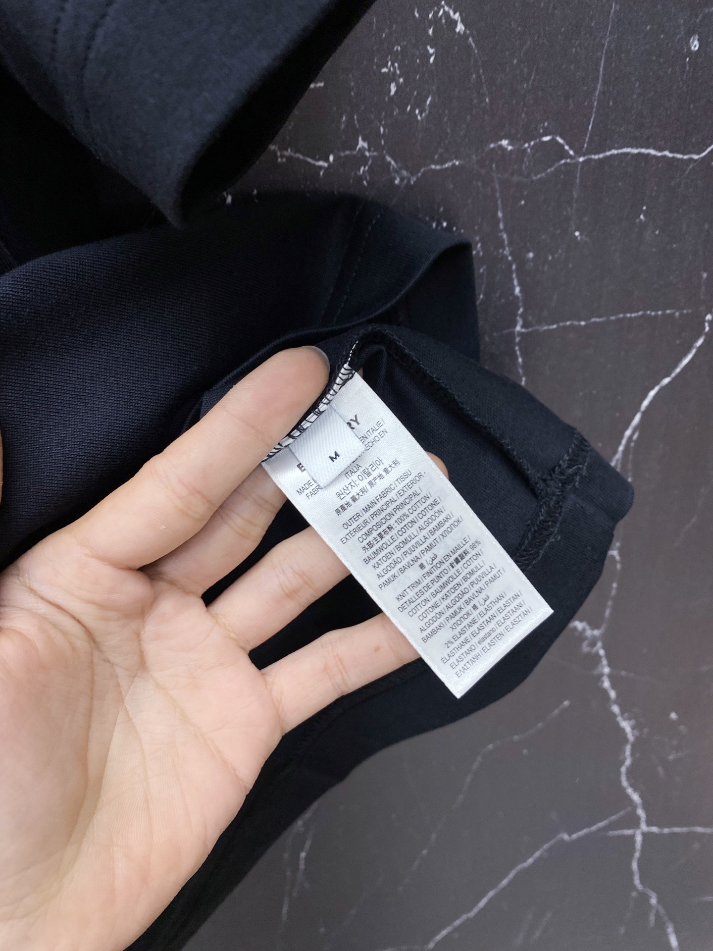 Burberry Basic Clothing Cotton Black S-l-xxl