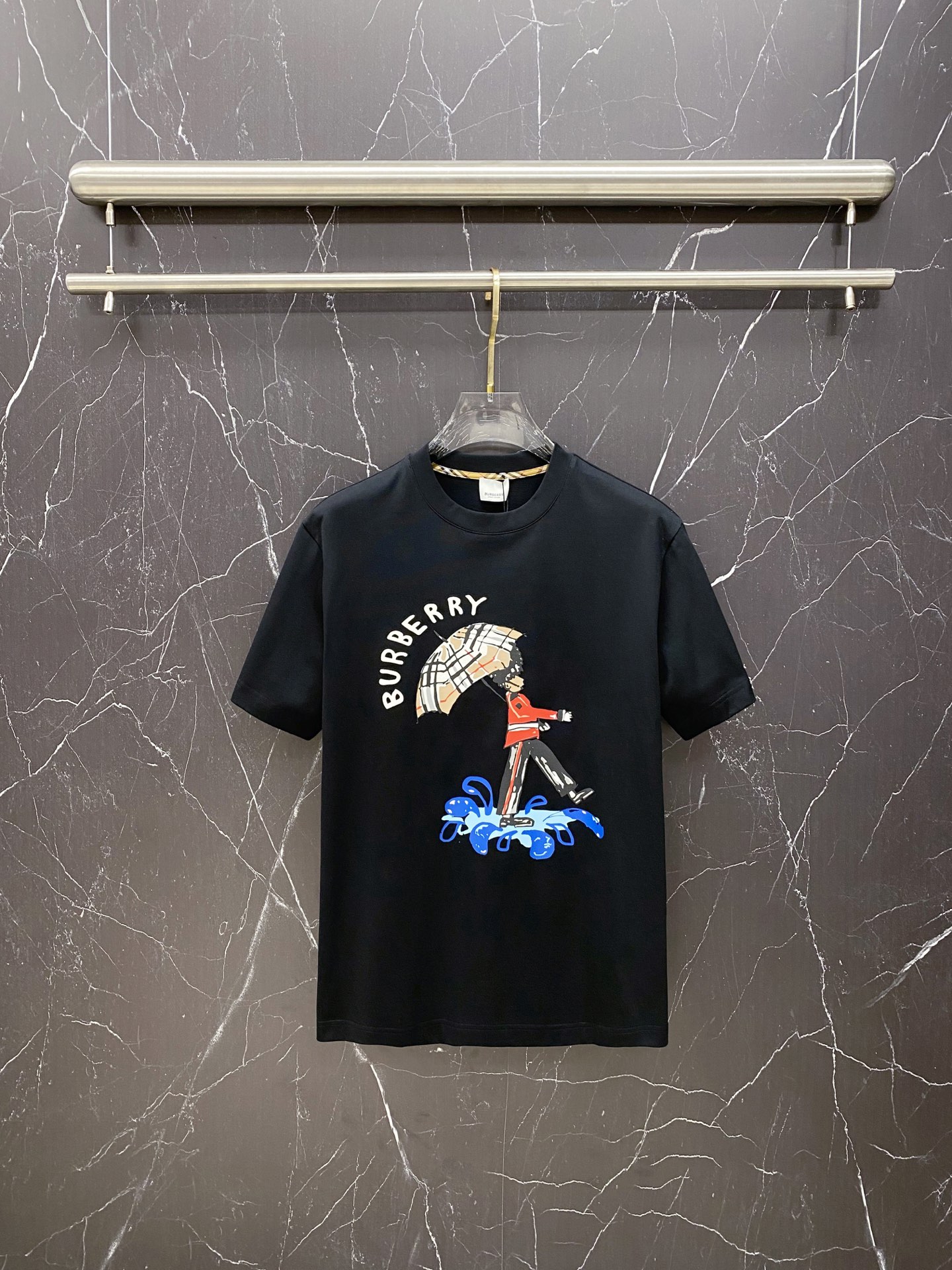 Burberry Basic Clothing Cotton Black S-l-xxl