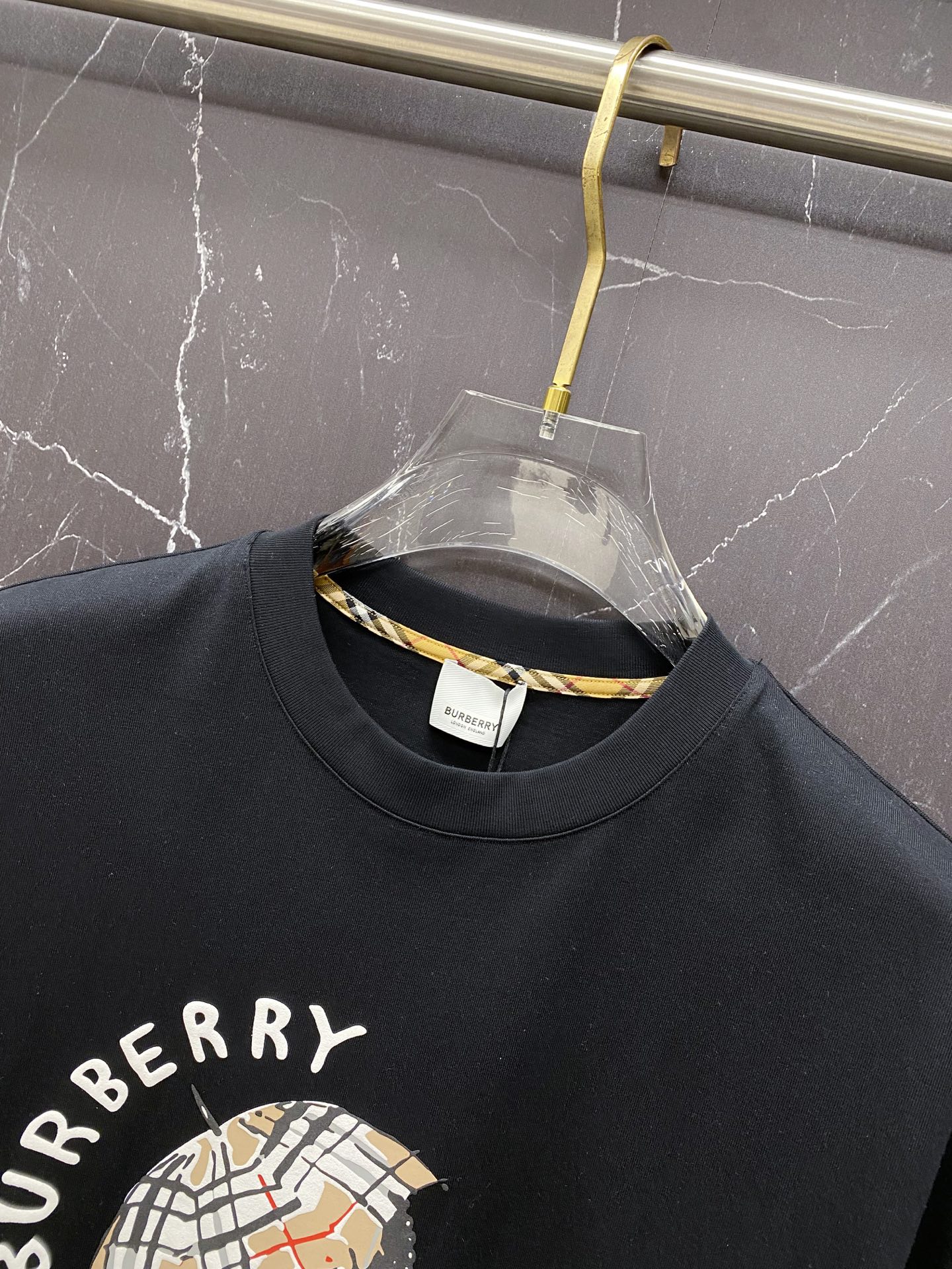 Burberry Basic Clothing Cotton Black S-l-xxl